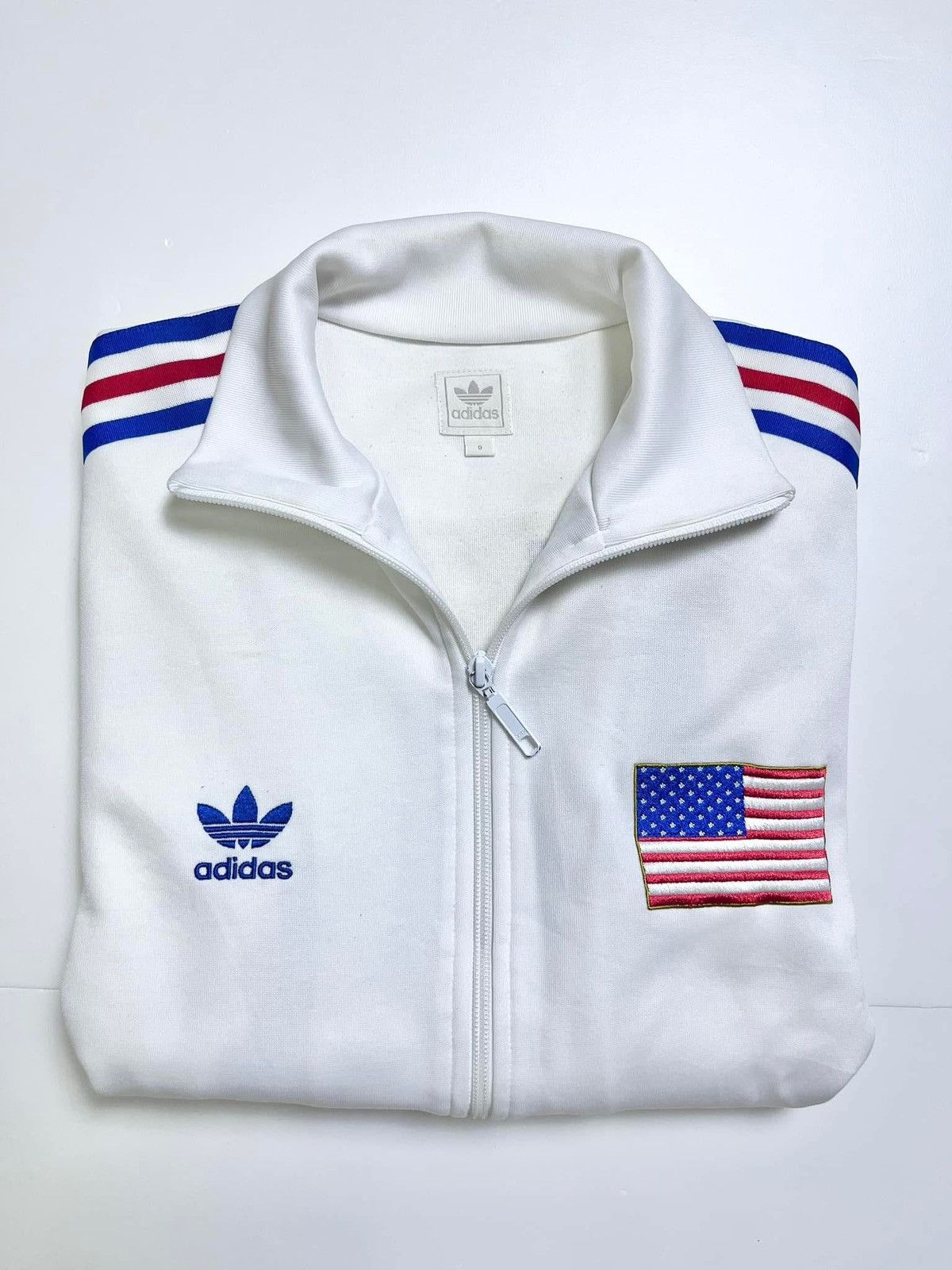 Adidas VTG adidas Track Jacket FIFA USA White Size US S / EU 44-46 / 1 - 2 Thumbnail