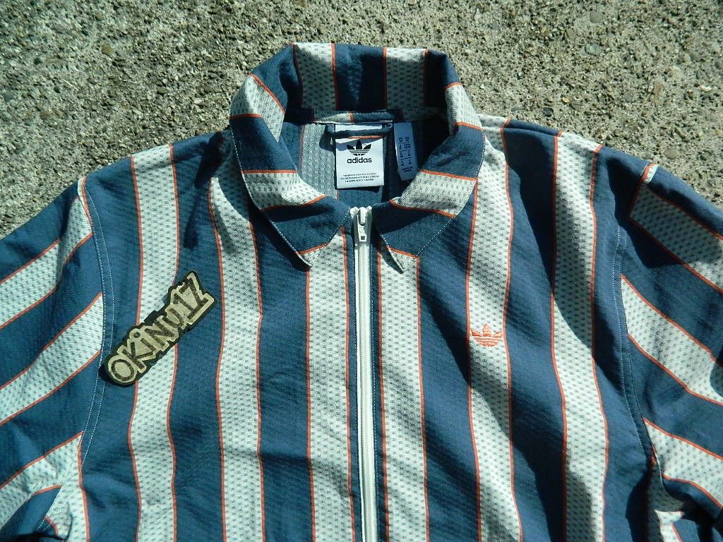 Adidas Adidas Originals SAMPLE Striped Warm Up Jacket Full Zip M Size US M / EU 48-50 / 2 - 4 Thumbnail