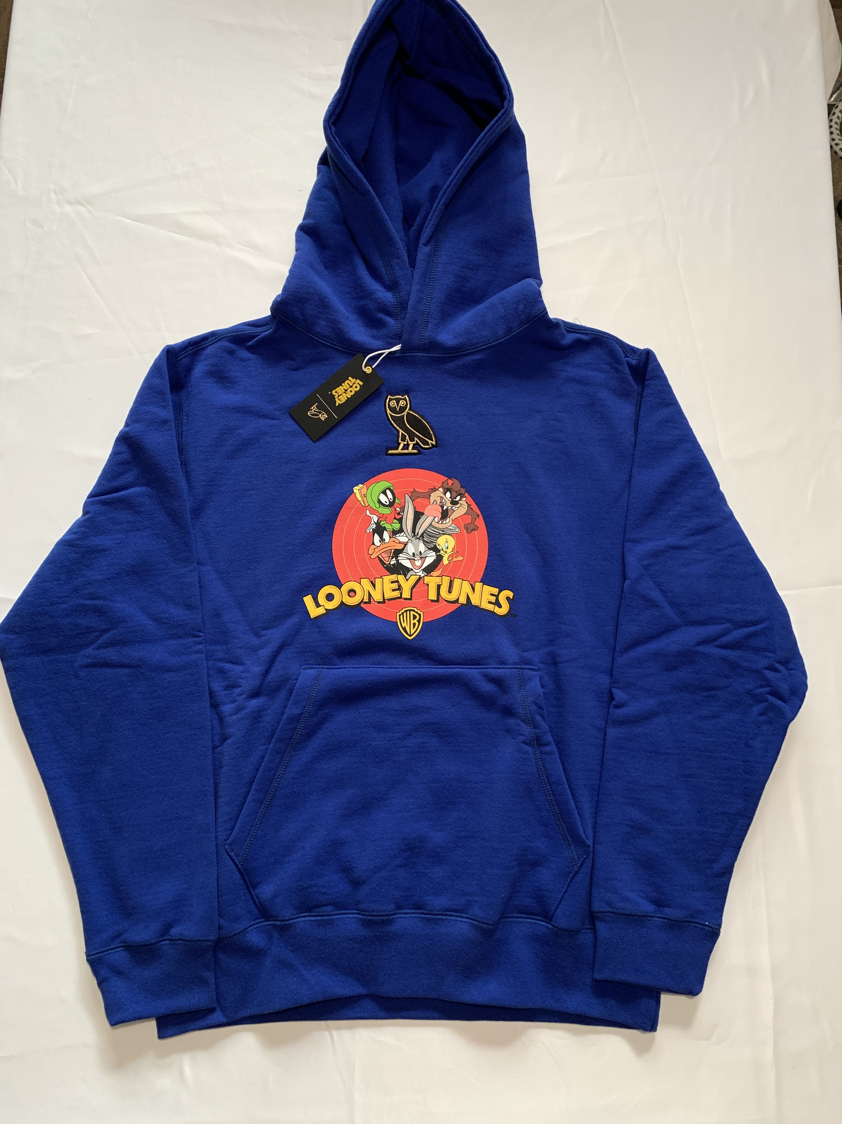 Drake OVO x Looney Tunes Classic Owl Hoodie Blue Size US M / EU 48-50 / 2 - 1 Thumbnail