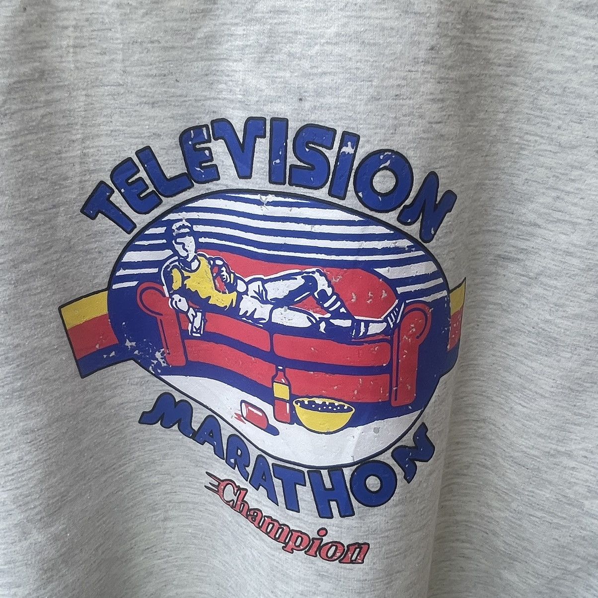 Japanese Brand × Vintage 🔥🇯🇵Vintage Television Champion Marathon Sweatshirts Size US L / EU 52-54 / 3 - 5 Thumbnail