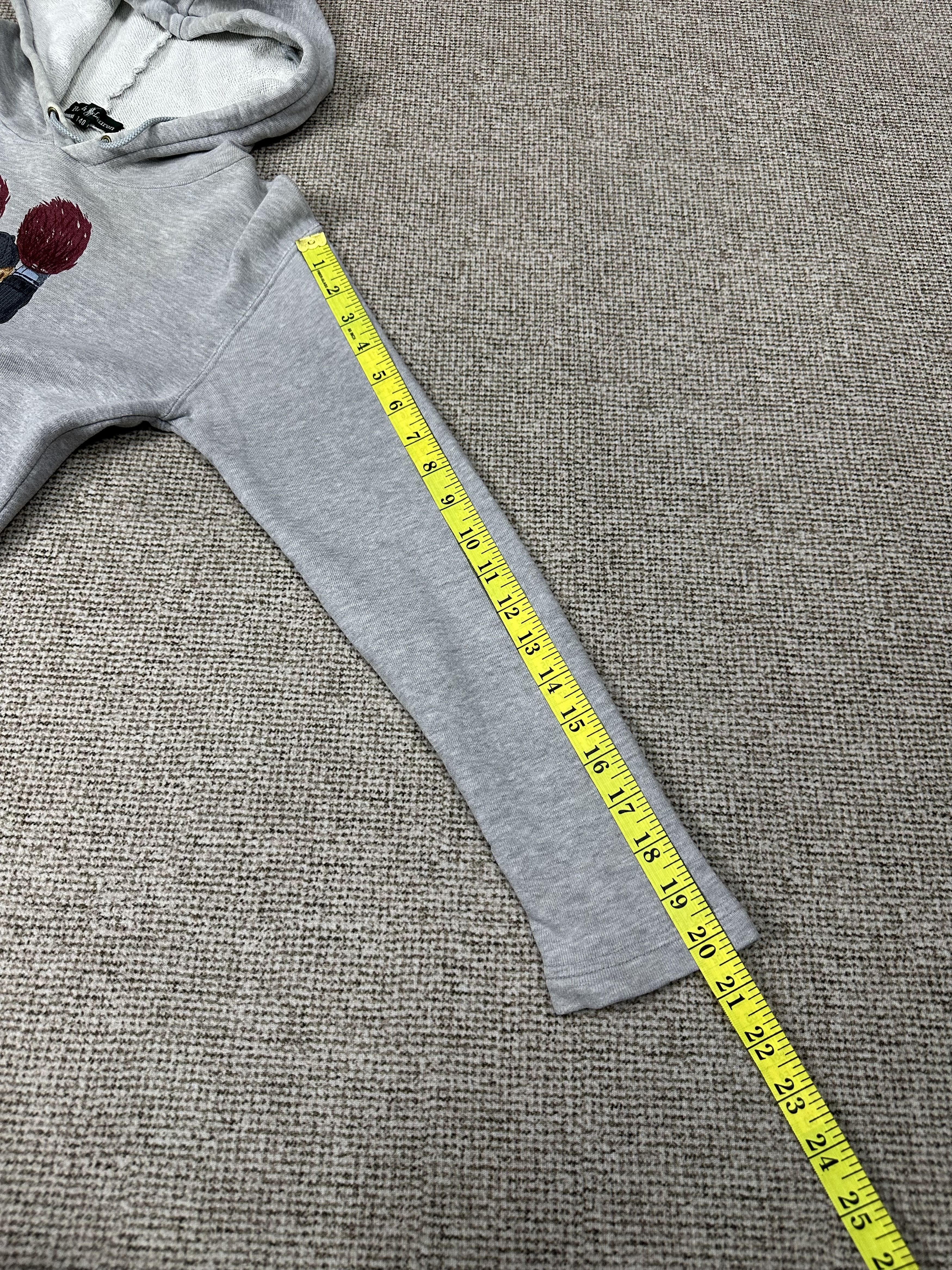 Ralph Lauren Vintage Ralph Lauren Bear Women Long Hoodie Z439 Size XS / US 0-2 / IT 36-38 - 6 Thumbnail
