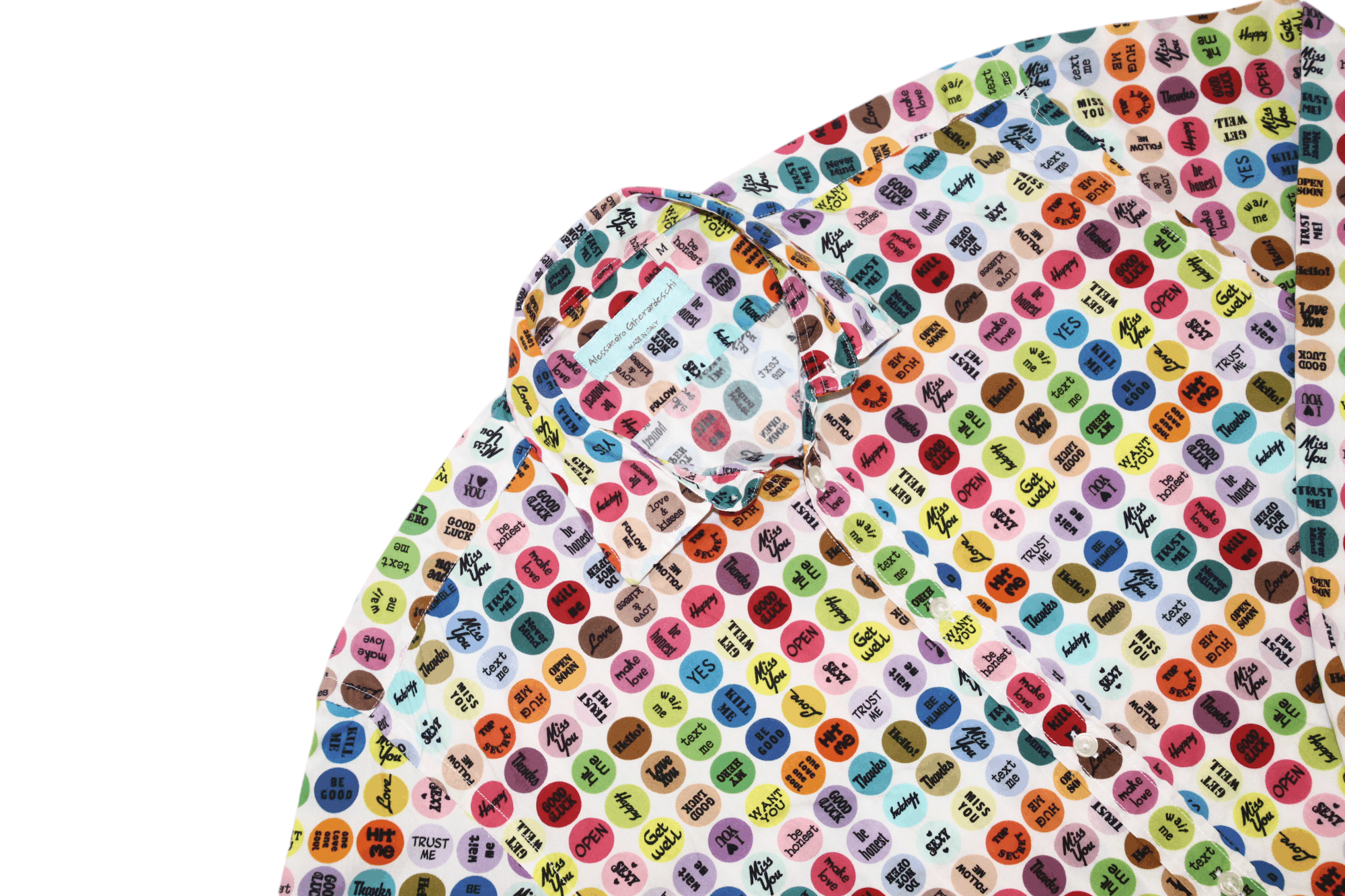 Robert Graham Alessandro Gherardeschi crazy coloured design casual shirt Size US M / EU 48-50 / 2 - 1 Thumbnail