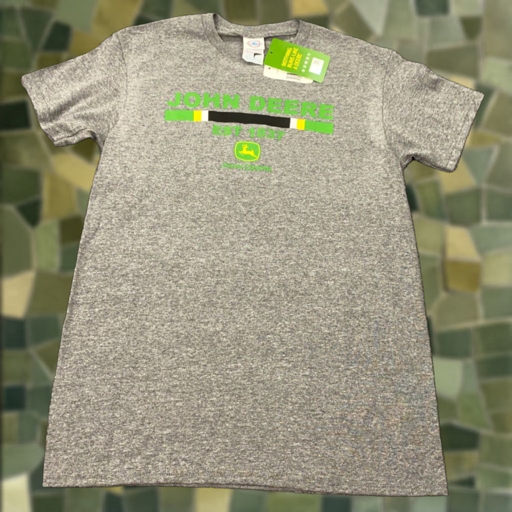 John Deere John Deere T-Shirt Mens Small Gray Farming Tractor Logo Size US S / EU 44-46 / 1 - 1 Thumbnail