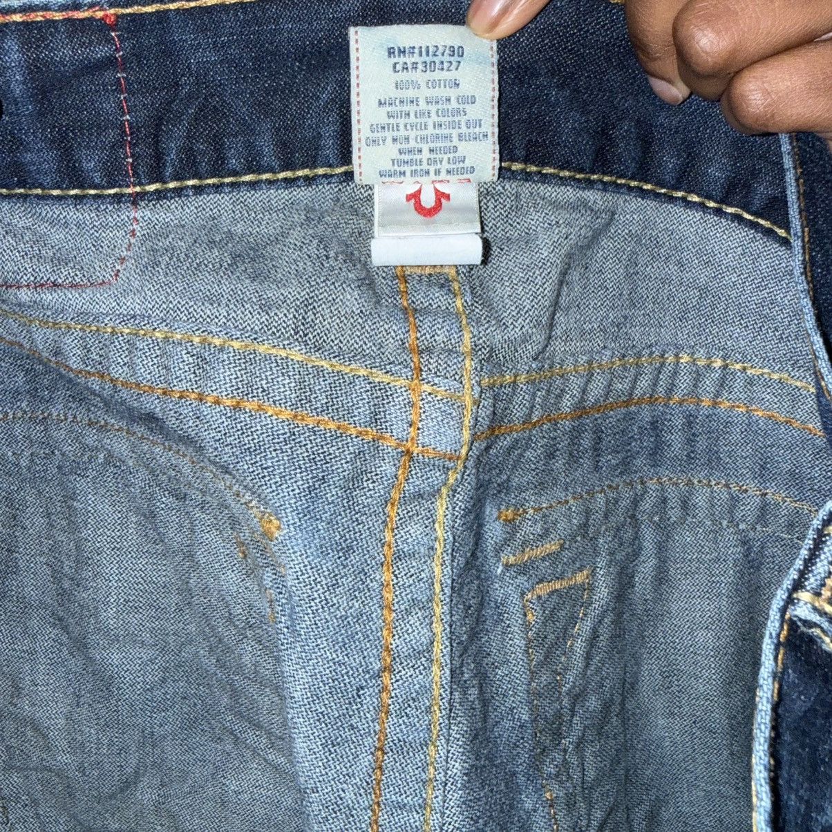 True Religion True Religion Joey Big T Flare Dark Jeans Size 32" / US 10 / IT 46 - 7 Thumbnail
