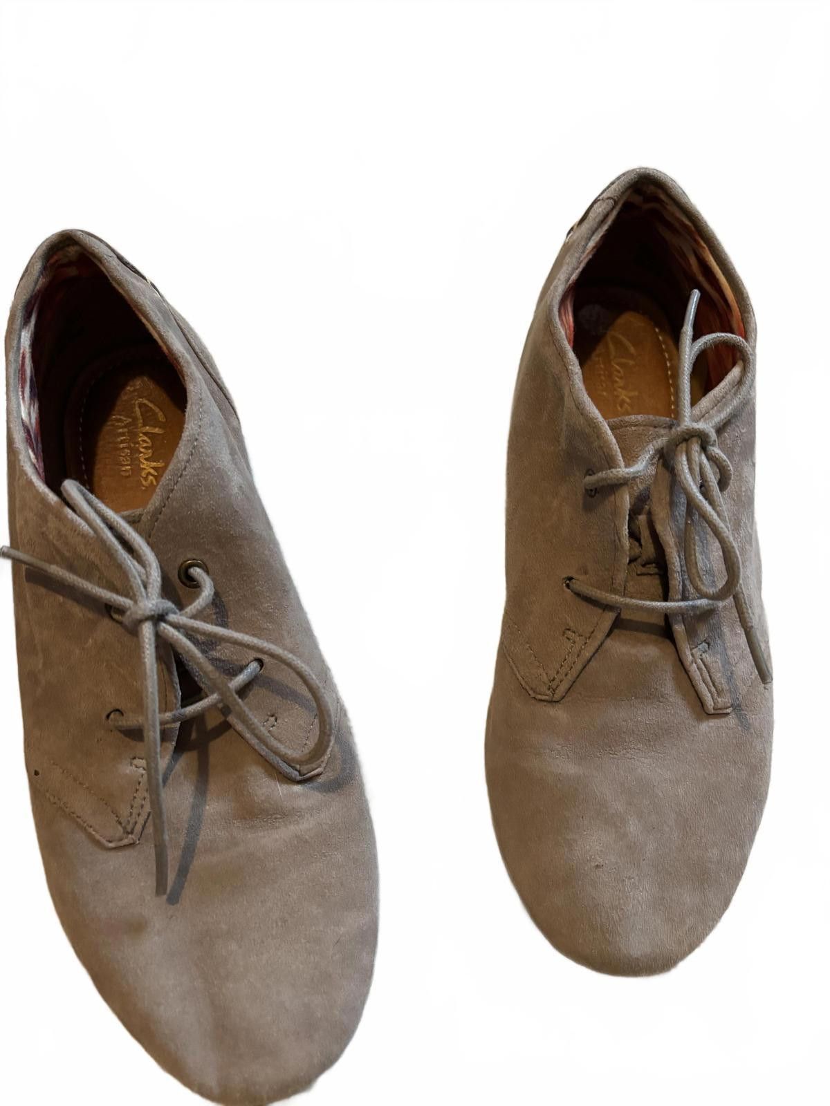 Clarks BRAND NEW! Clarks Artisan suede oxford flat women's sz 6 Size US 6 / IT 36 - 3 Thumbnail