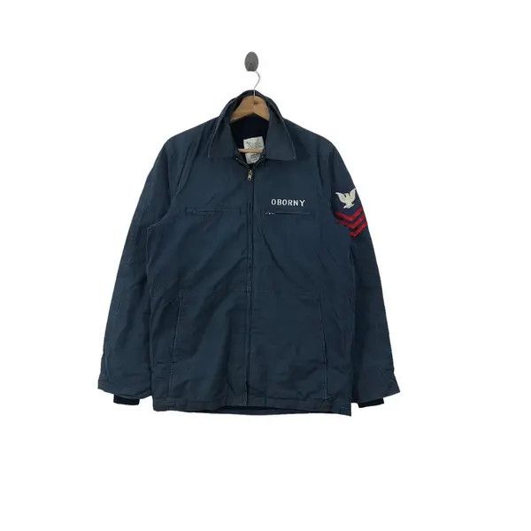 Other Vintage VANDERBILT NAVY OBORNY Jacket Windbreaker Army Size US M / EU 48-50 / 2 - 1 Thumbnail