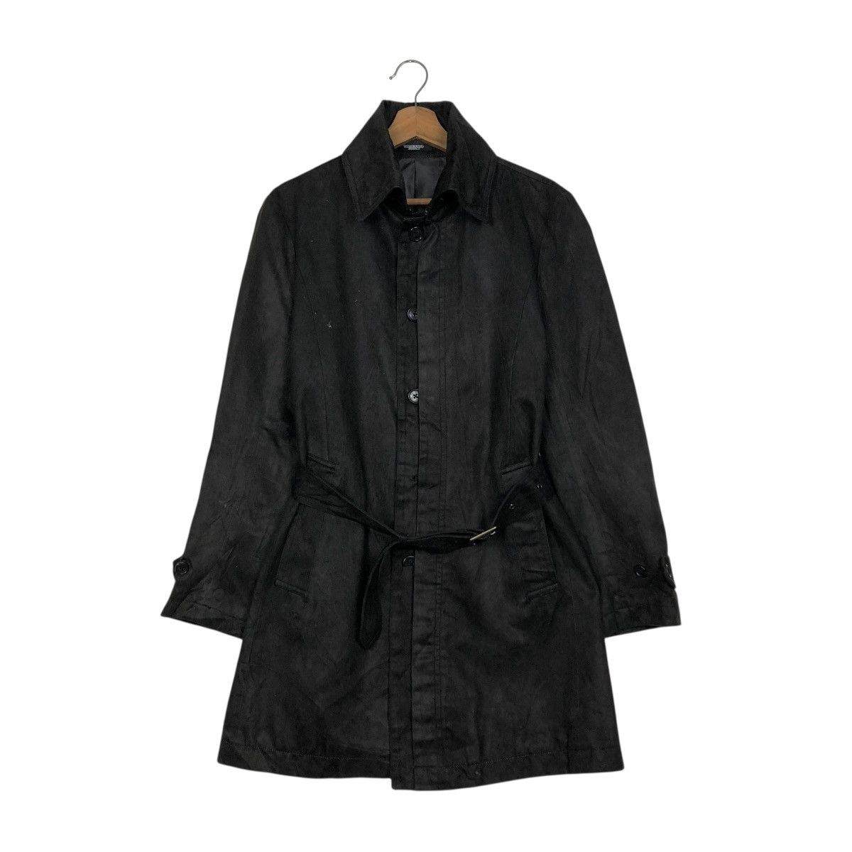 Tornado Mart 🔥RICH BLACK LONG JACKET TORNADO MART BELT BONDAGE Size US M / EU 48-50 / 2 - 3 Thumbnail