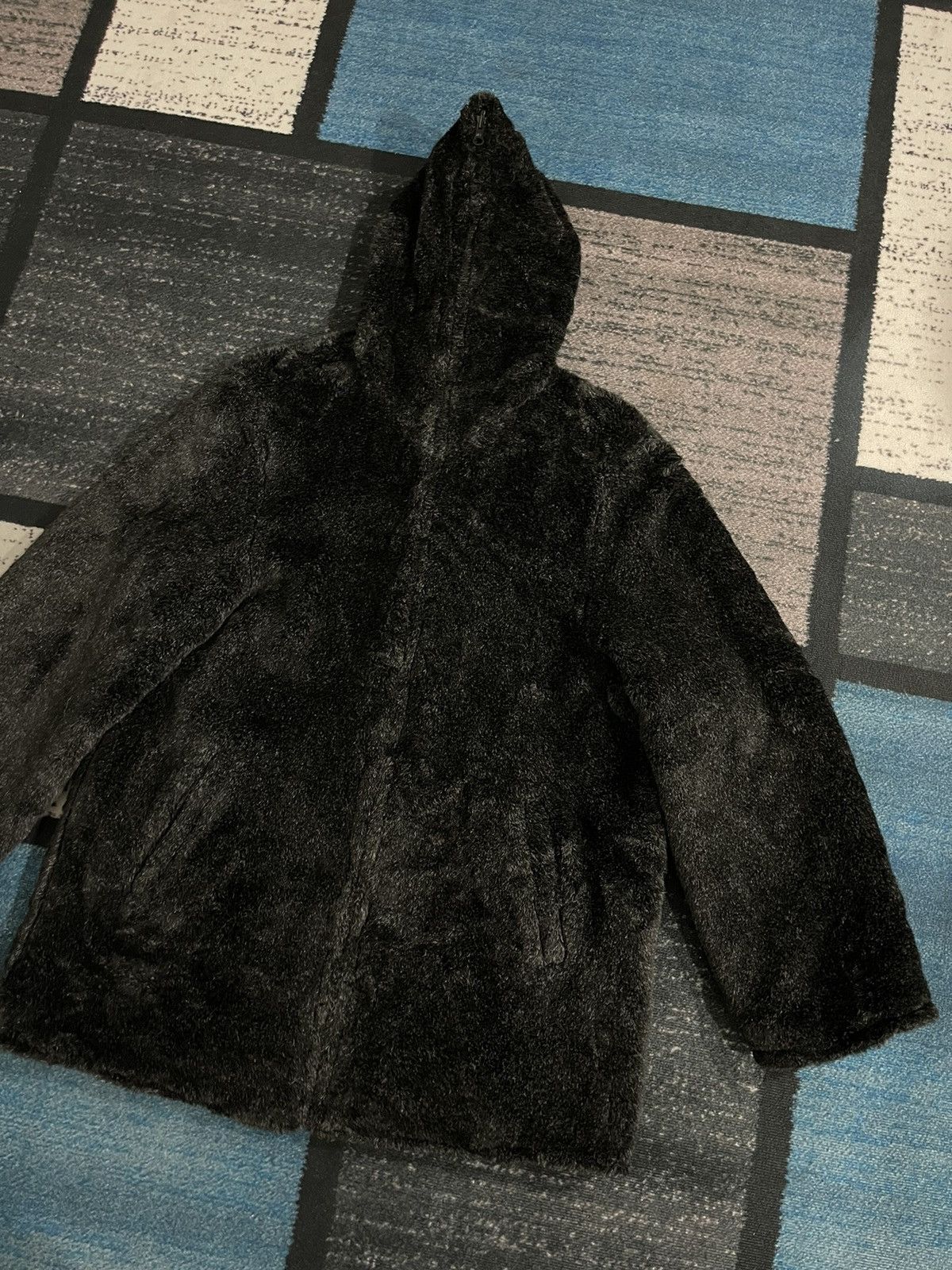 Gaultier Homme Objet 📌Binding Now📌GAULTIER HOMME OBJET FAUX FUR RIVERSIBLE HOODIE Size US M / EU 48-50 / 2 - 4 Thumbnail