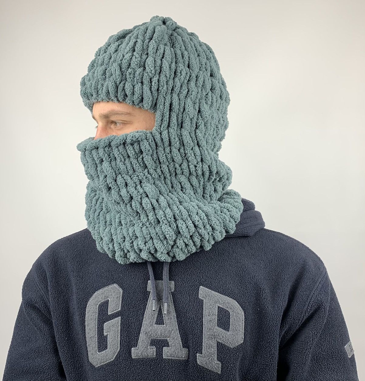 Handmade Custom Balaclava Puffy Mask Size ONE SIZE - 2 Thumbnail