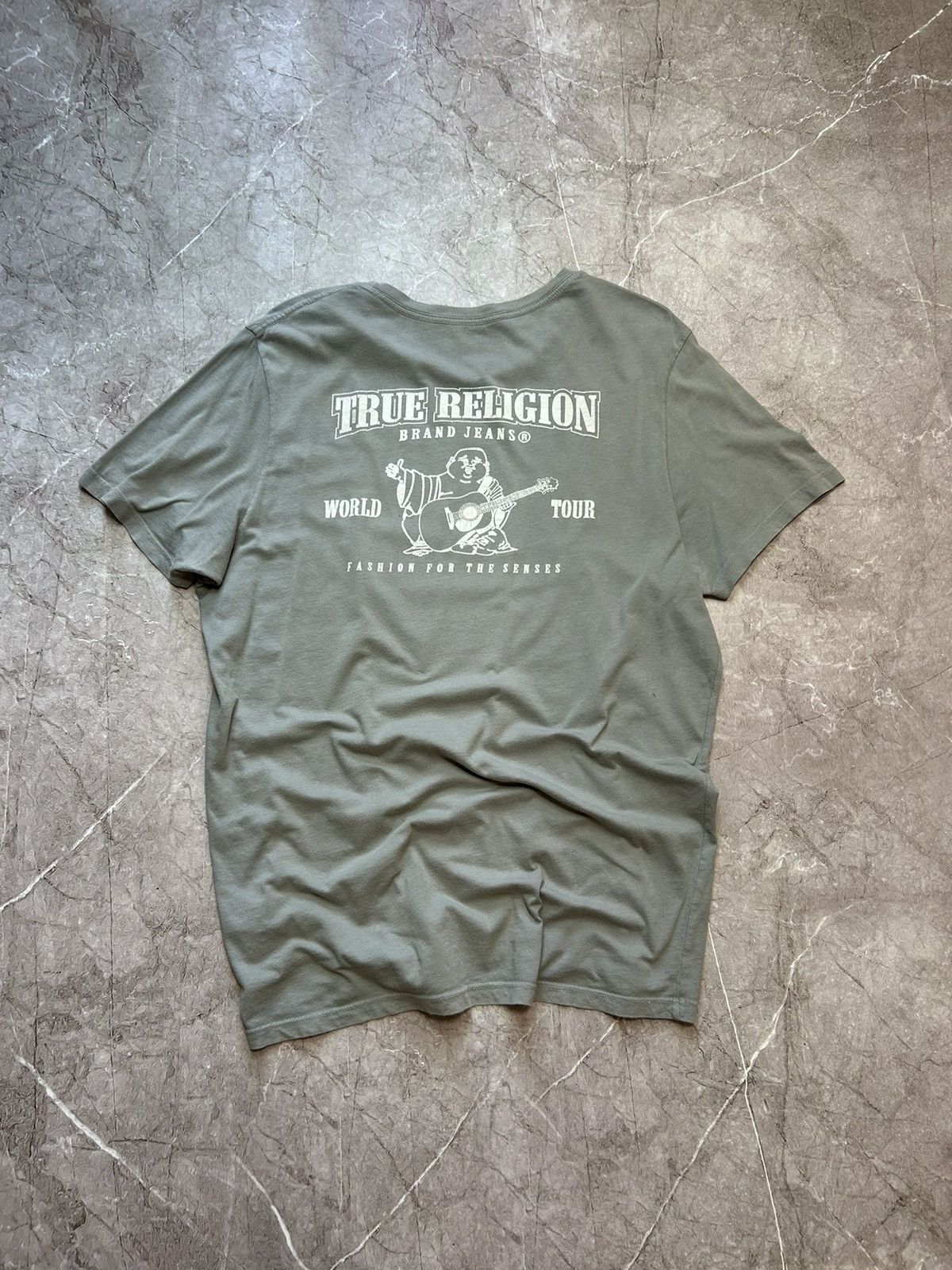 True Religion × Vintage Vintage True Religion T-Shirt small Logo Streetwear Y2k Size US L / EU 52-54 / 3 - 4 Thumbnail