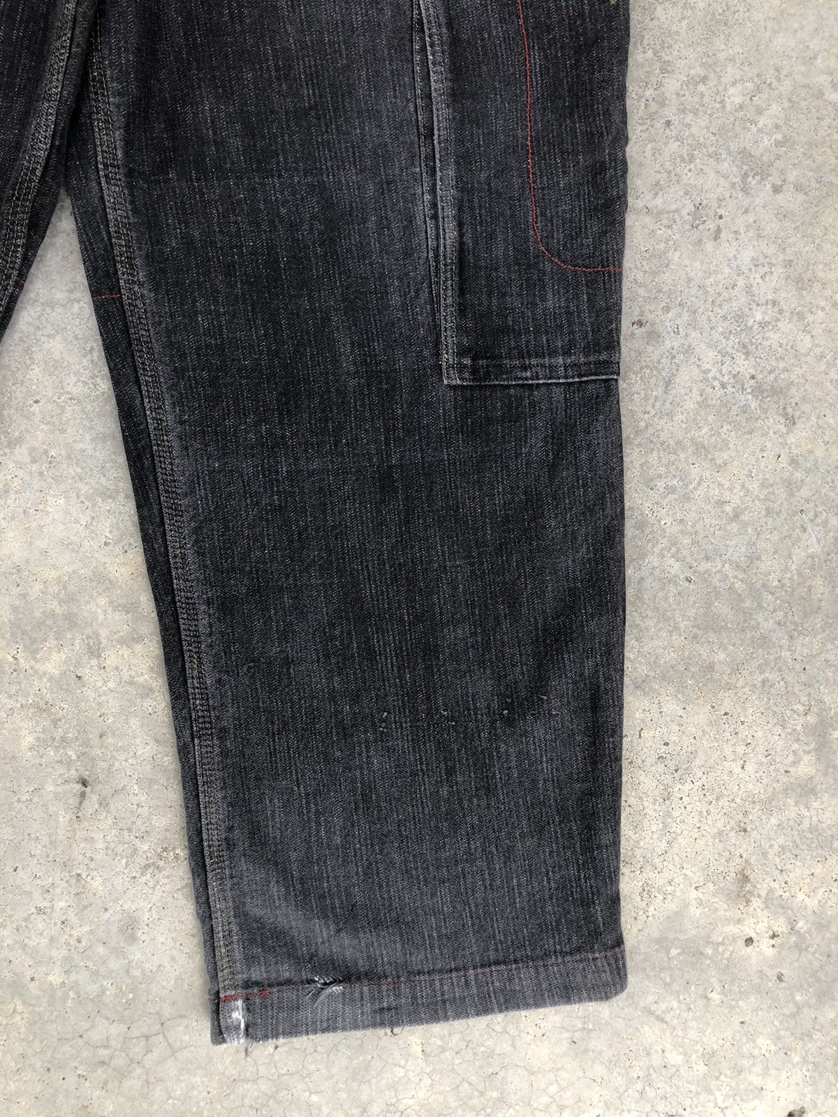 Vintage Japanese Soul Baggy Jeans Embroidered Jeans Hip Hop Cargo Size US 34 / EU 50 - 7 Thumbnail
