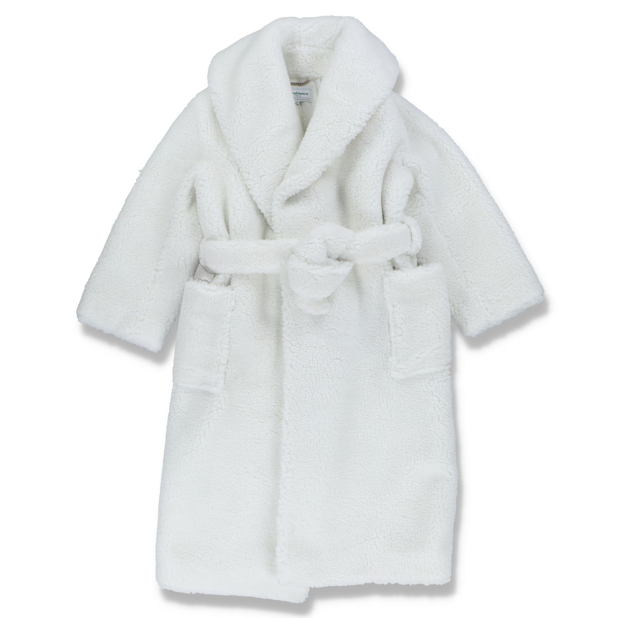 Casablanca White Faux Shearling Teddy Robe Coat Size US XS / EU 42 / 0 - 1 Thumbnail