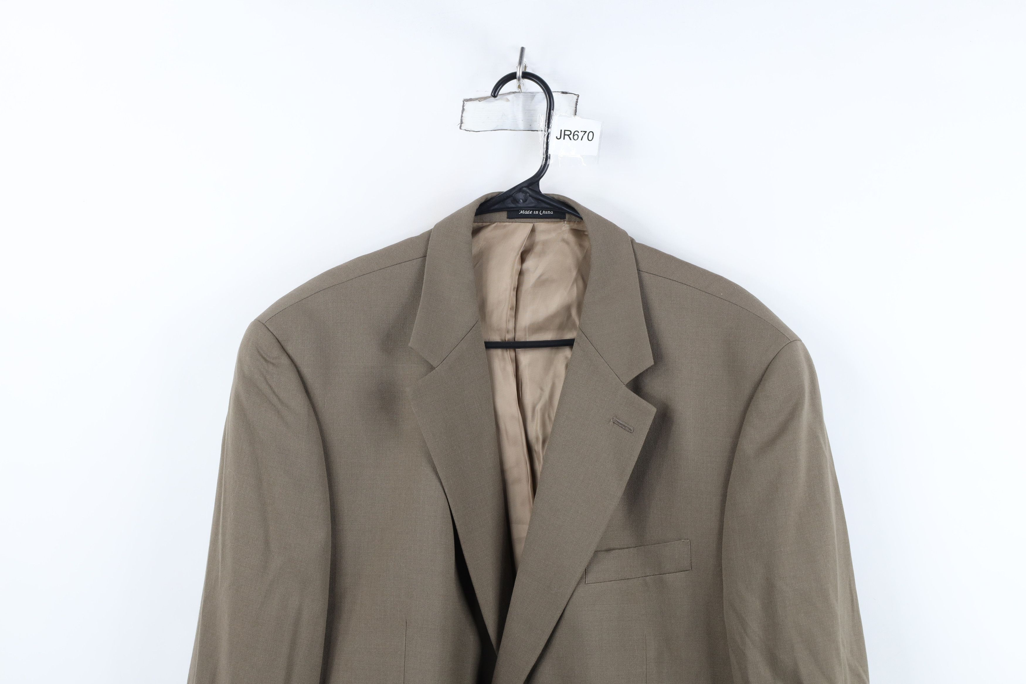 Ralph Lauren Vintage 90s Ralph Lauren Suit Coat Blazer Jacket Beige Size US XXL / EU 58 / 5 - 2 Thumbnail