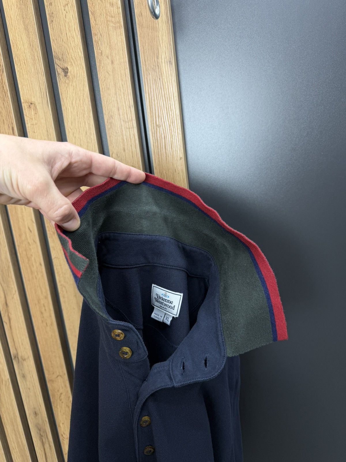 Vivienne Westwood Vivienne Westwood Man Polo Shirt Navy XL Orb Logo Size US XL / EU 56 / 4 - 13 Thumbnail