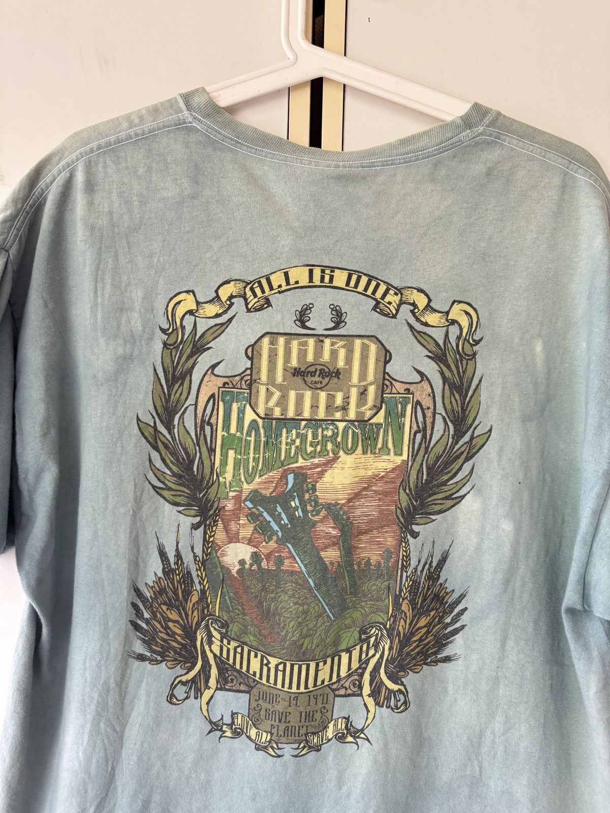 Hard Rock Cafe Y2K HARD ROCK CAFE SACRAMENTO TIE DYE T SHIRT Size US L / EU 52-54 / 3 - 5 Thumbnail