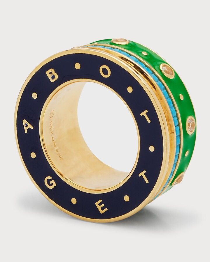 Bottega Veneta o1n1vont1124 Size: 13 / Multi-Row Stacked Ring Multicolor Size ONE SIZE - 4 Thumbnail