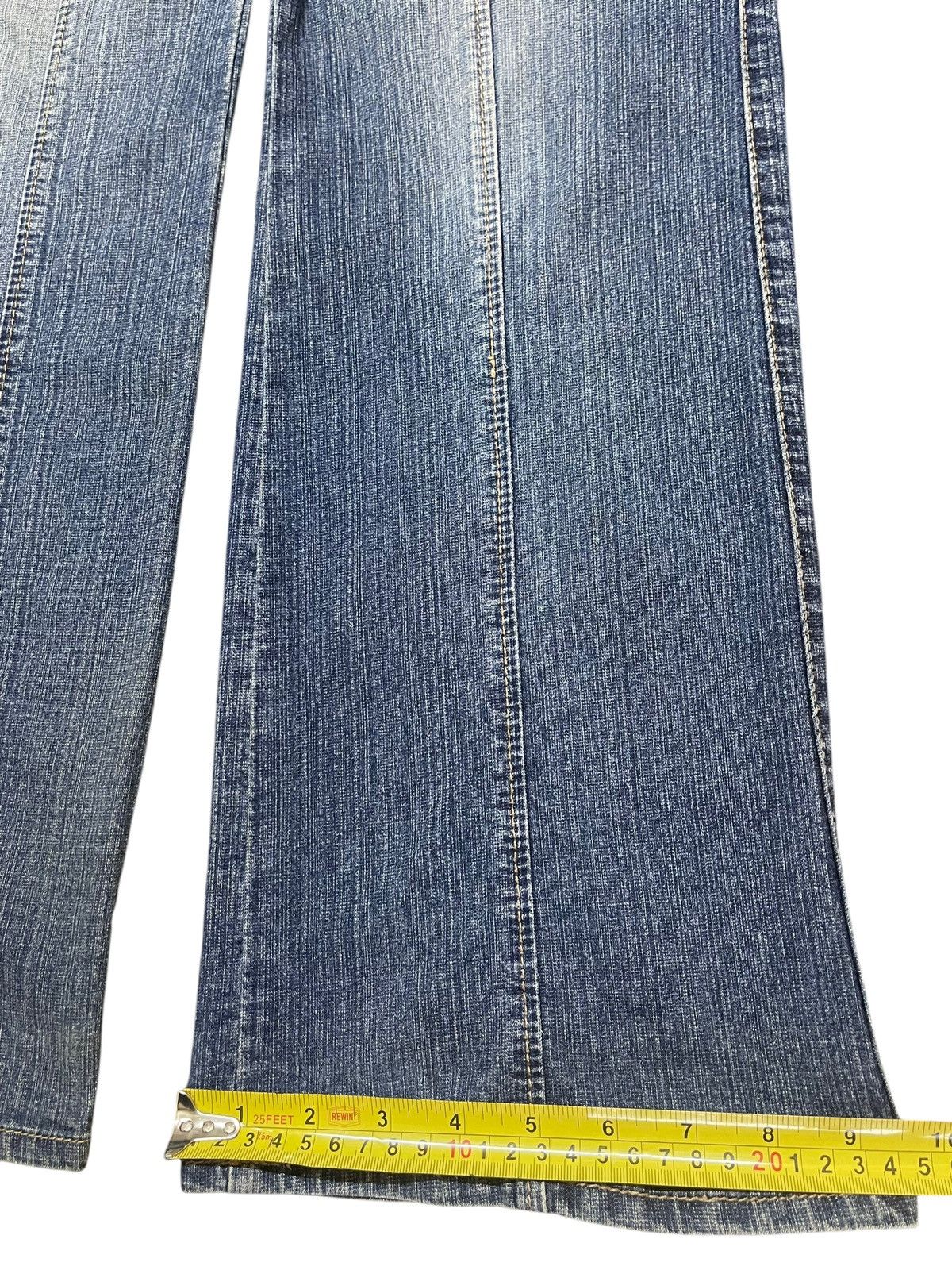 Hysteric Glamour Vintage Japanese Brand Faded Wash Avant Garde Wide Leg Size US 32 / EU 48 - 16 Thumbnail