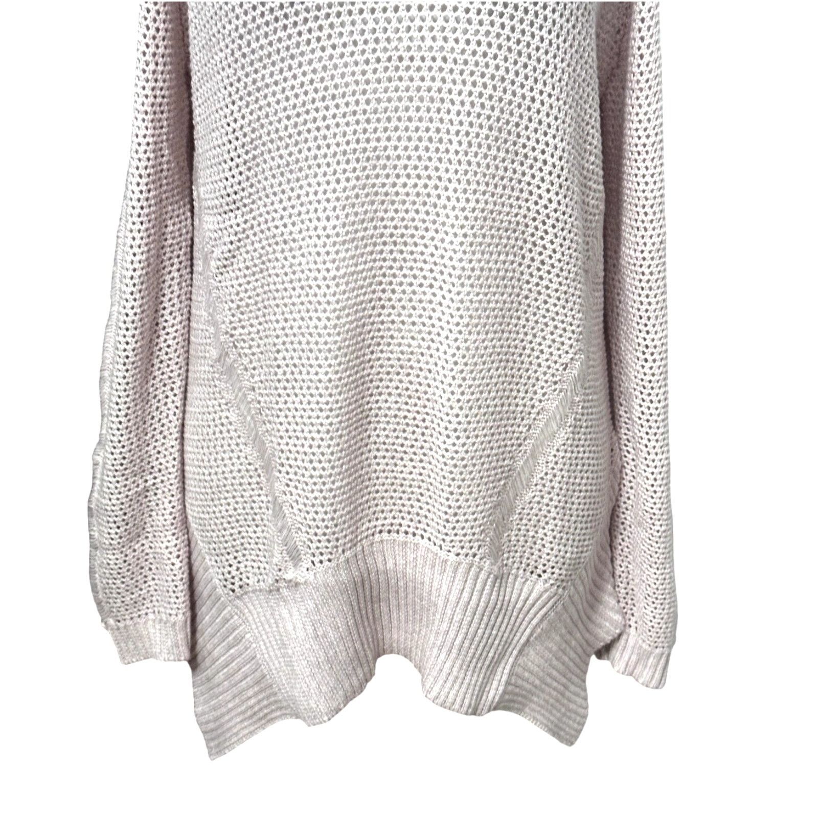 Other Willow & Clay Open Knit Sweater Cut-Out Shoulder Pink W S Size S / US 4 / IT 40 - 3 Thumbnail