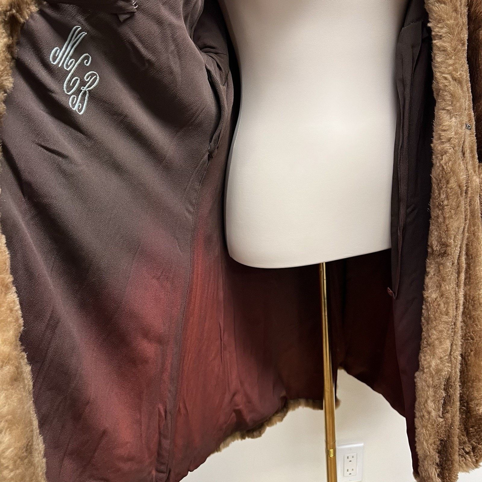 Other 50s Gittelmans Sons Beaver Fur Coat Brown Size M / US 6-8 / IT 42-44 - 8 Thumbnail