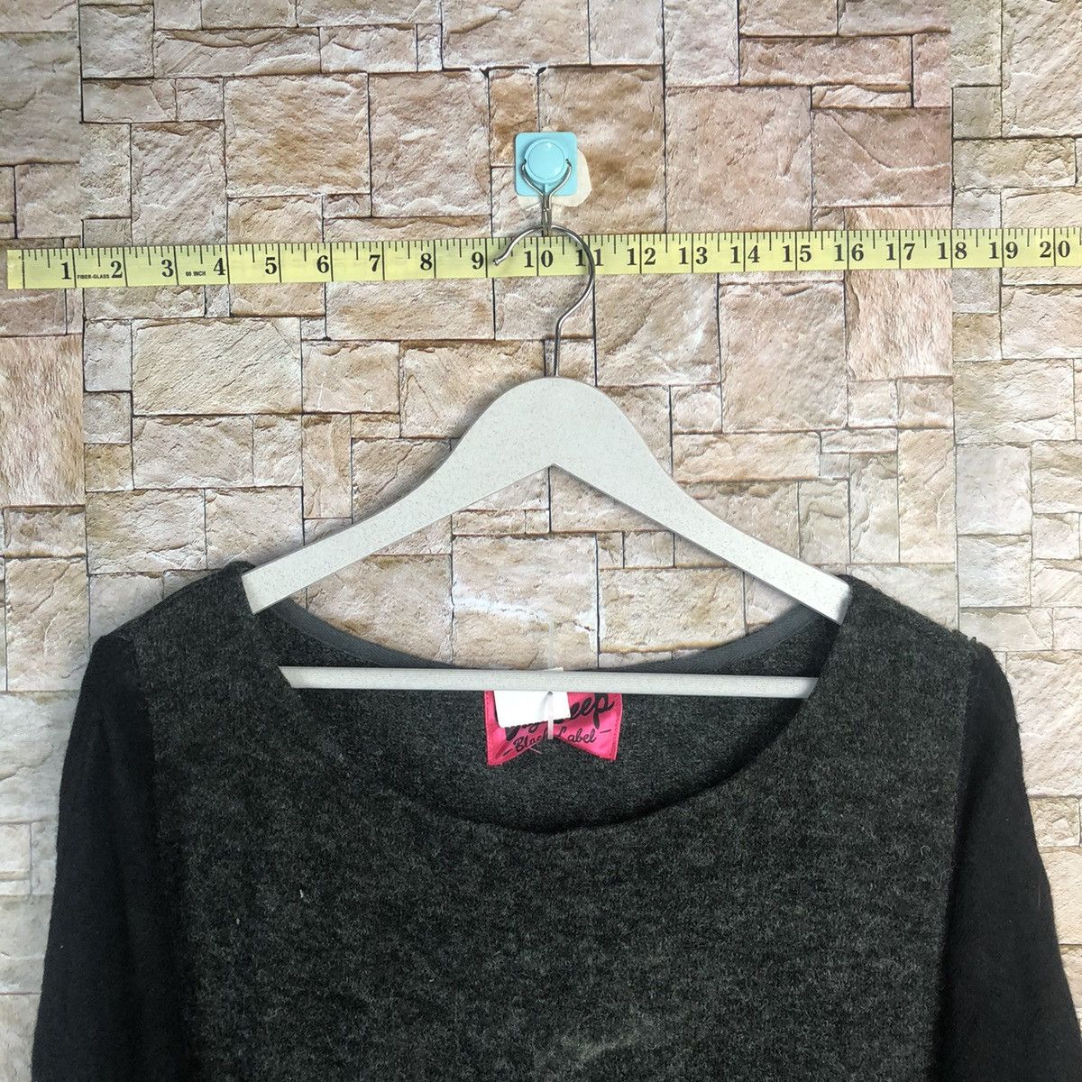 Homespun Knitwear × Japanese Brand big size Dig Deep Black Knitwear ripped #A204 Size XXL / US 16-18 / IT 52-54 - 4 Thumbnail
