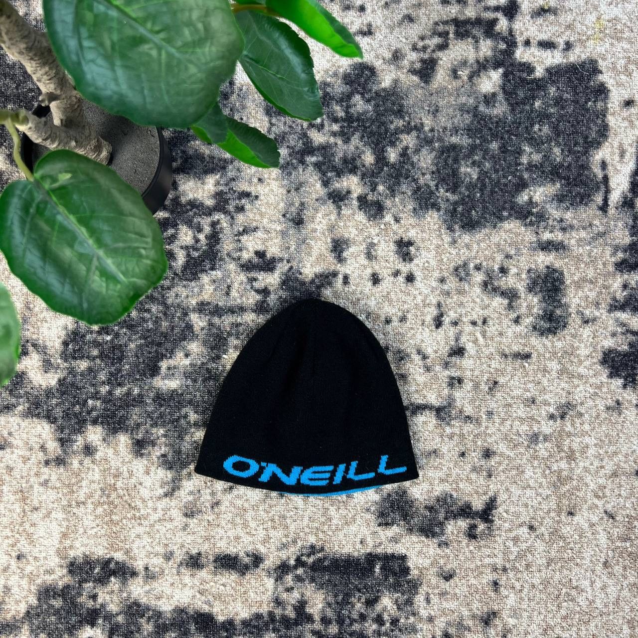 O'Neill Oneill Big Logo Two-Sides Vintage Y2K Beanie Hat Size ONE SIZE - 1 Thumbnail