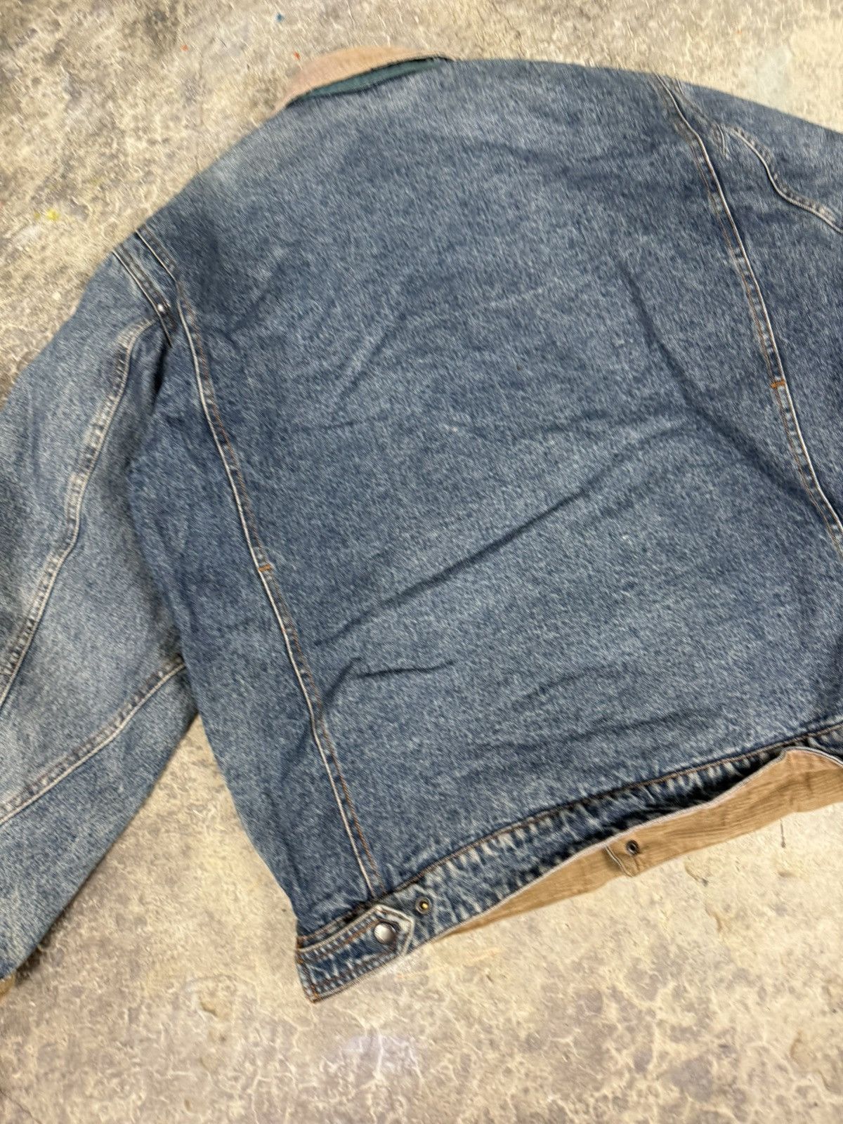 Japanese Brand × Vintage Vintage Painters Denim Jacket Size US L / EU 52-54 / 3 - 8 Thumbnail