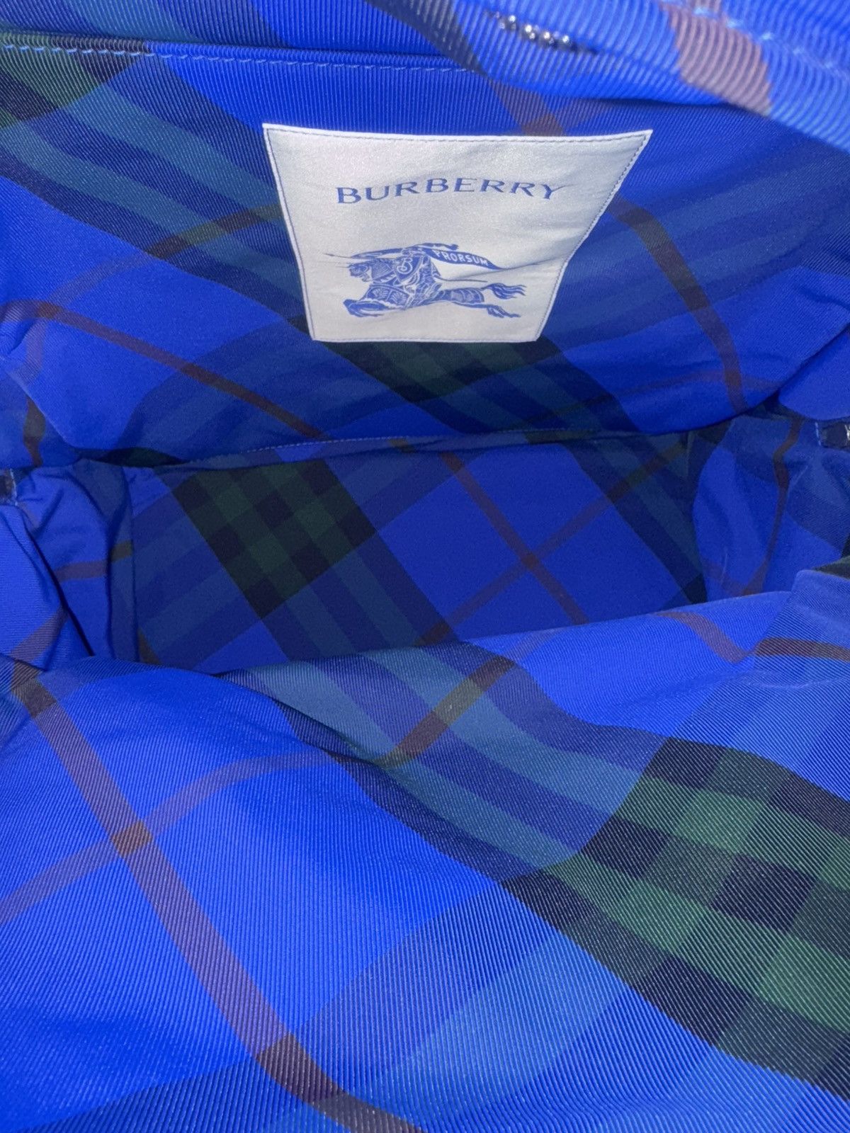 Burberry Burberry Shield Vintage Knight Large Check Print Backpack Size ONE SIZE - 6 Thumbnail