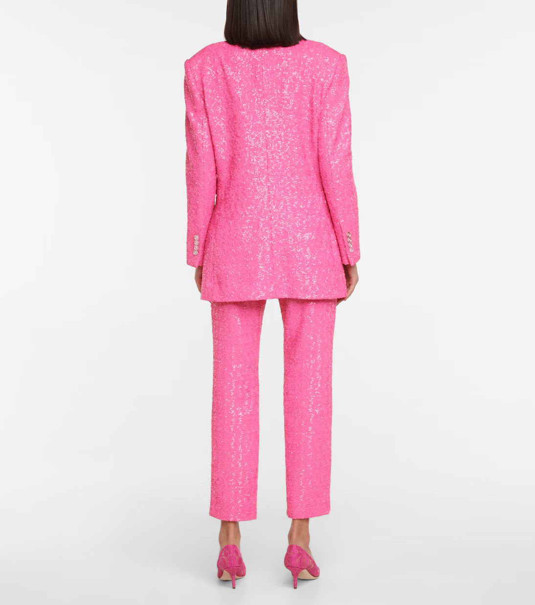 Dolce & Gabbana o1y0825 Blazer in Pink Size XS / US 0-2 / IT 36-38 - 4 Thumbnail