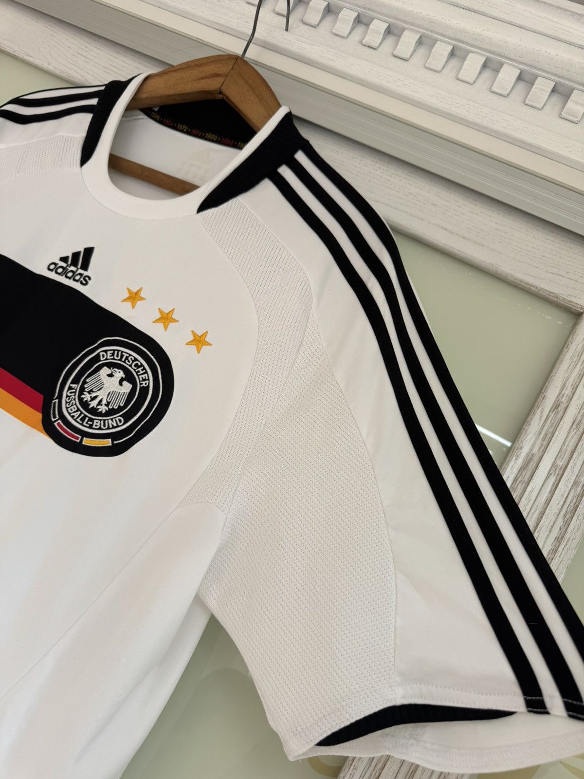 Adidas Vintage Germany 2008-2009 Home Soccer Jersey Football Kit Size US XL / EU 56 / 4 - 7 Thumbnail