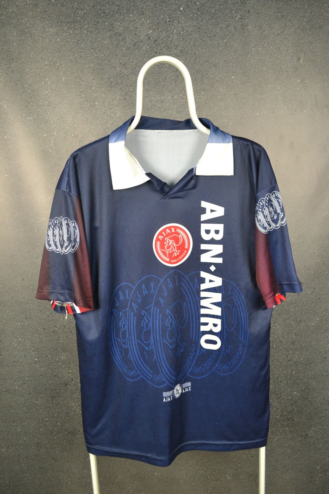 Vintage Ajax Amsterdam 1997 1998 away style vintage soccer jersey Size US L / EU 52-54 / 3 - 1 Thumbnail
