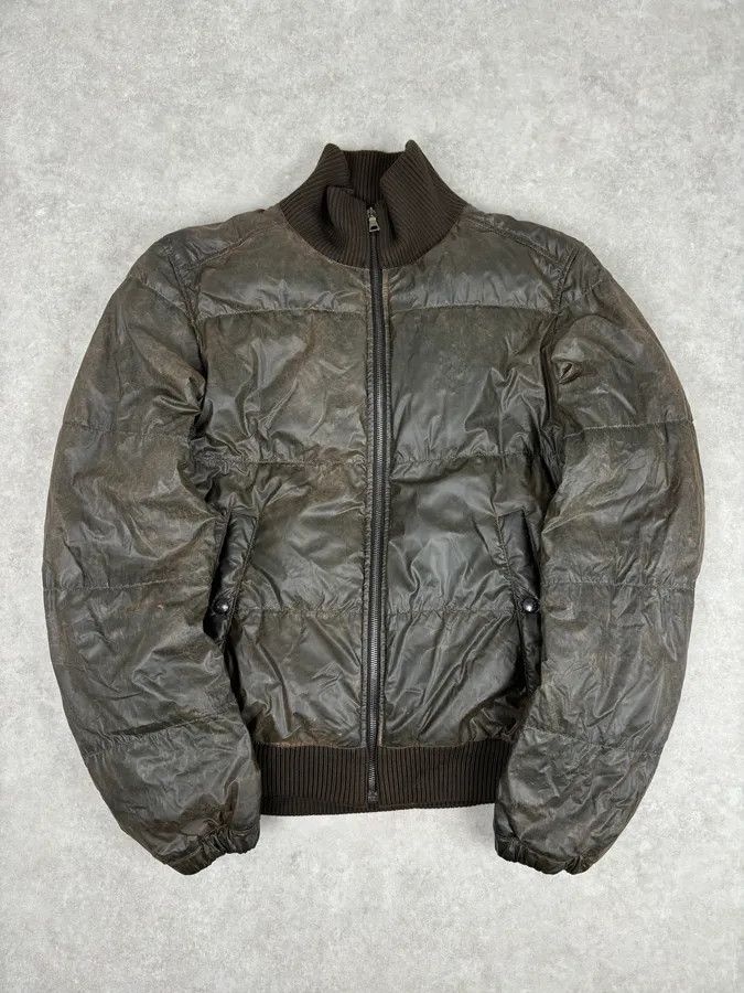 Prada 2000s Prada Brown Effect Puffer Jacket Size US M / EU 48-50 / 2 - 1 Thumbnail