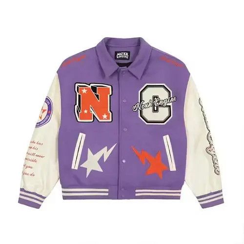 N.C Patch Embroidery Graphic Sweater