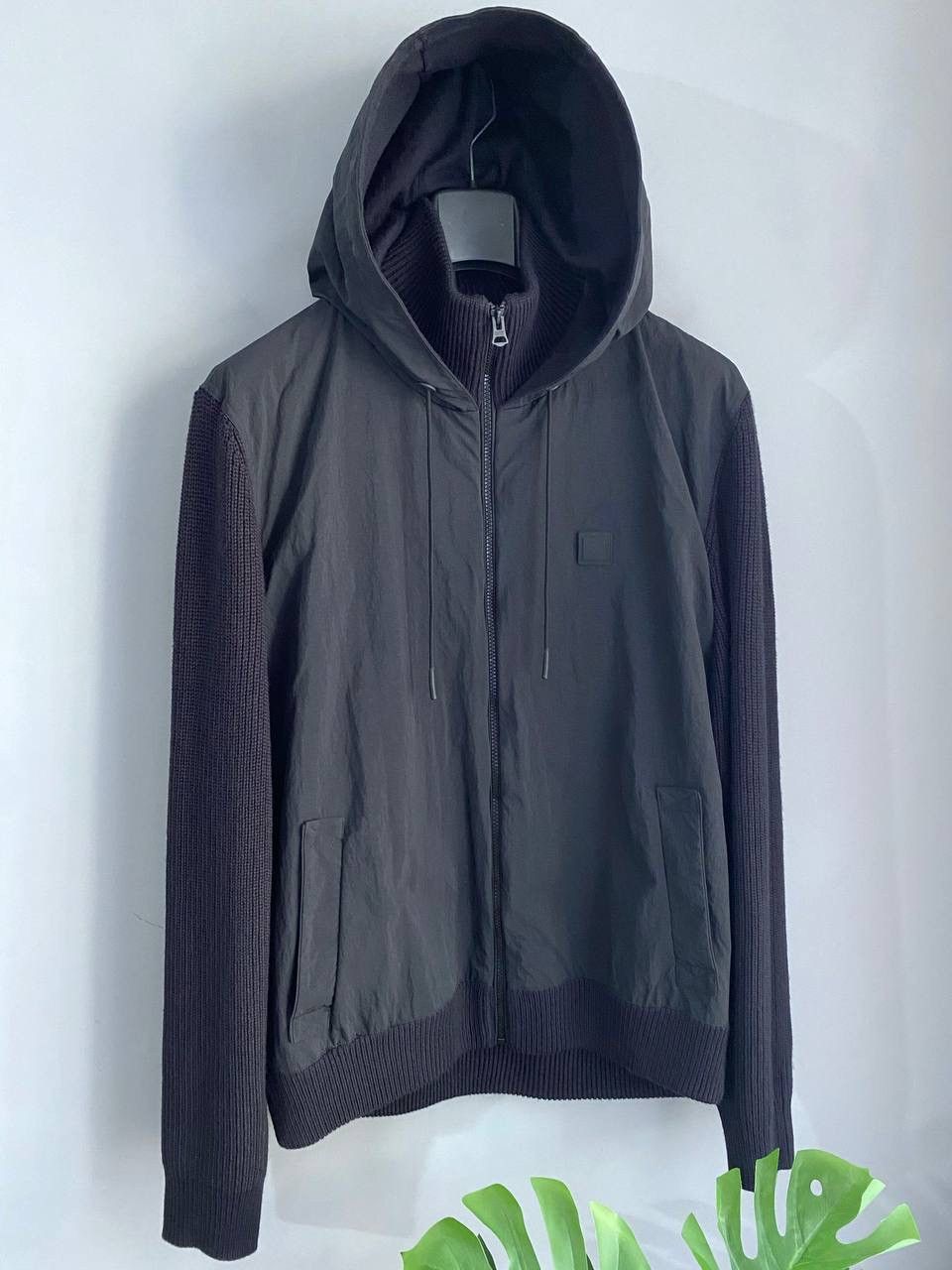 Hugo Boss Hugo Boss Kennsington Men's Blend Knitted Hooded Jacket, XL Size US XL / EU 56 / 4 - 4 Thumbnail