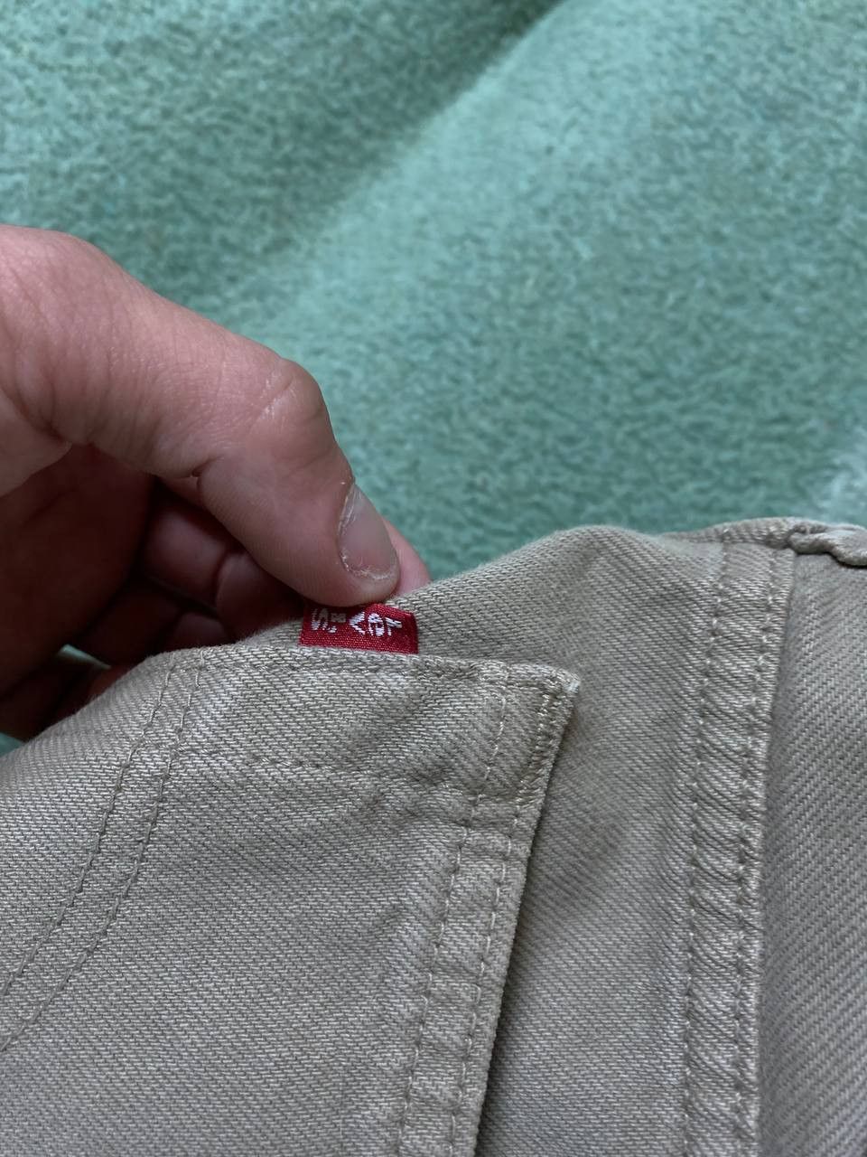 Levi's denim pants Levi's 501 Y2K Logo streetwear jeans Size US 30 / EU 46 - 19 Thumbnail