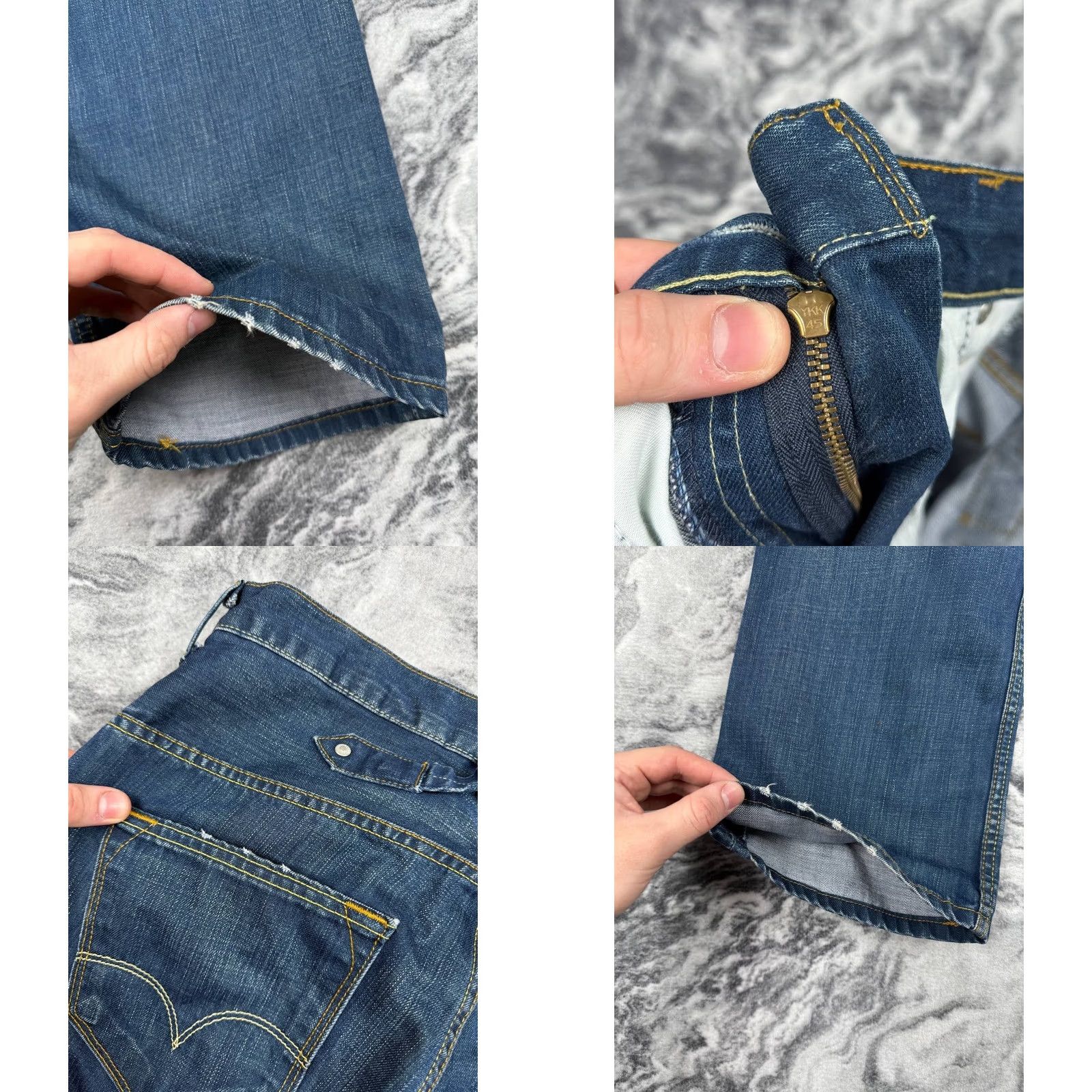 Levi's VINTAGE Levis 503 Jeans Loose Cinch Blue Men Size L 34 Size US 33 - 9 Thumbnail