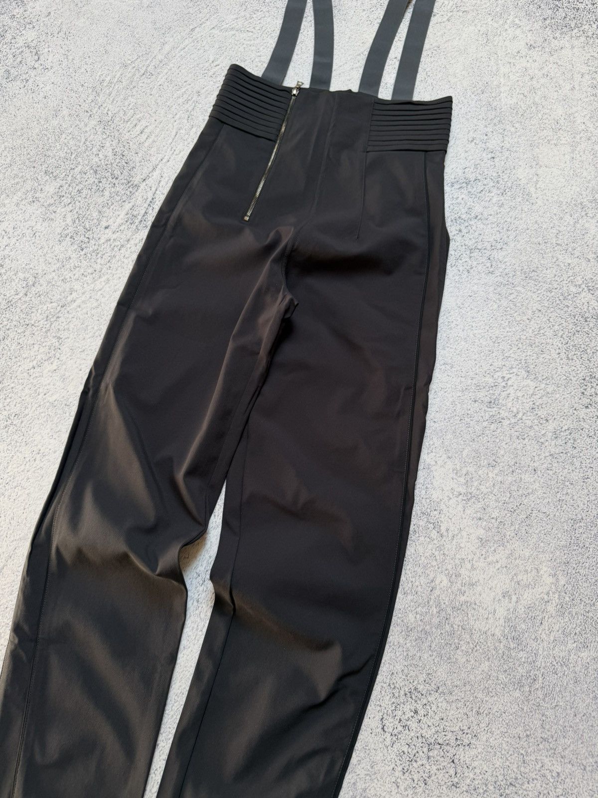 Marithe + Francois Girbaud Style Rick Owens Overalls High Waist Suspender Pants Size 28" / US 6 / IT 42 - 5 Thumbnail