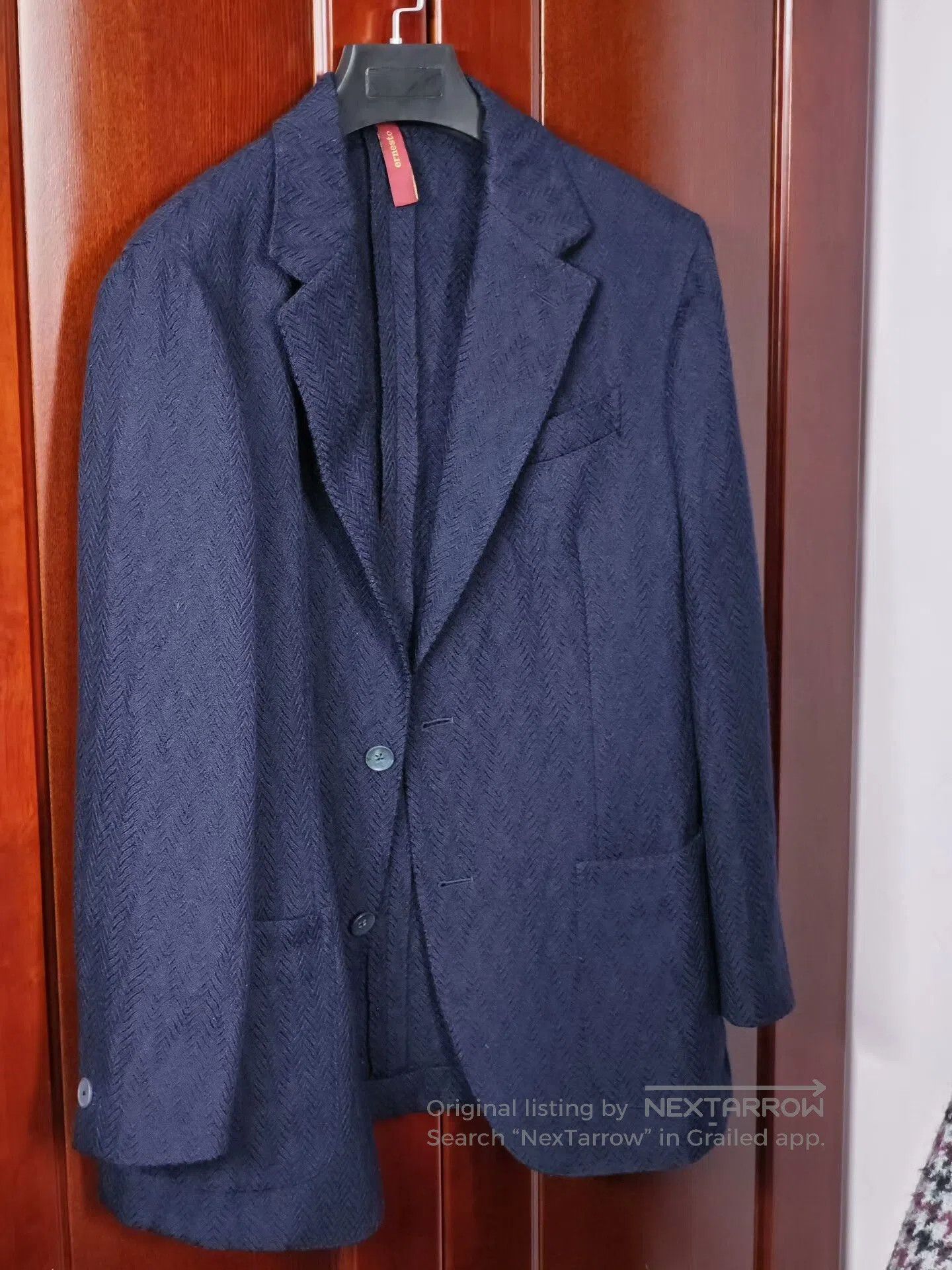 Ernesto Italian Wool Unstructured Blazer.