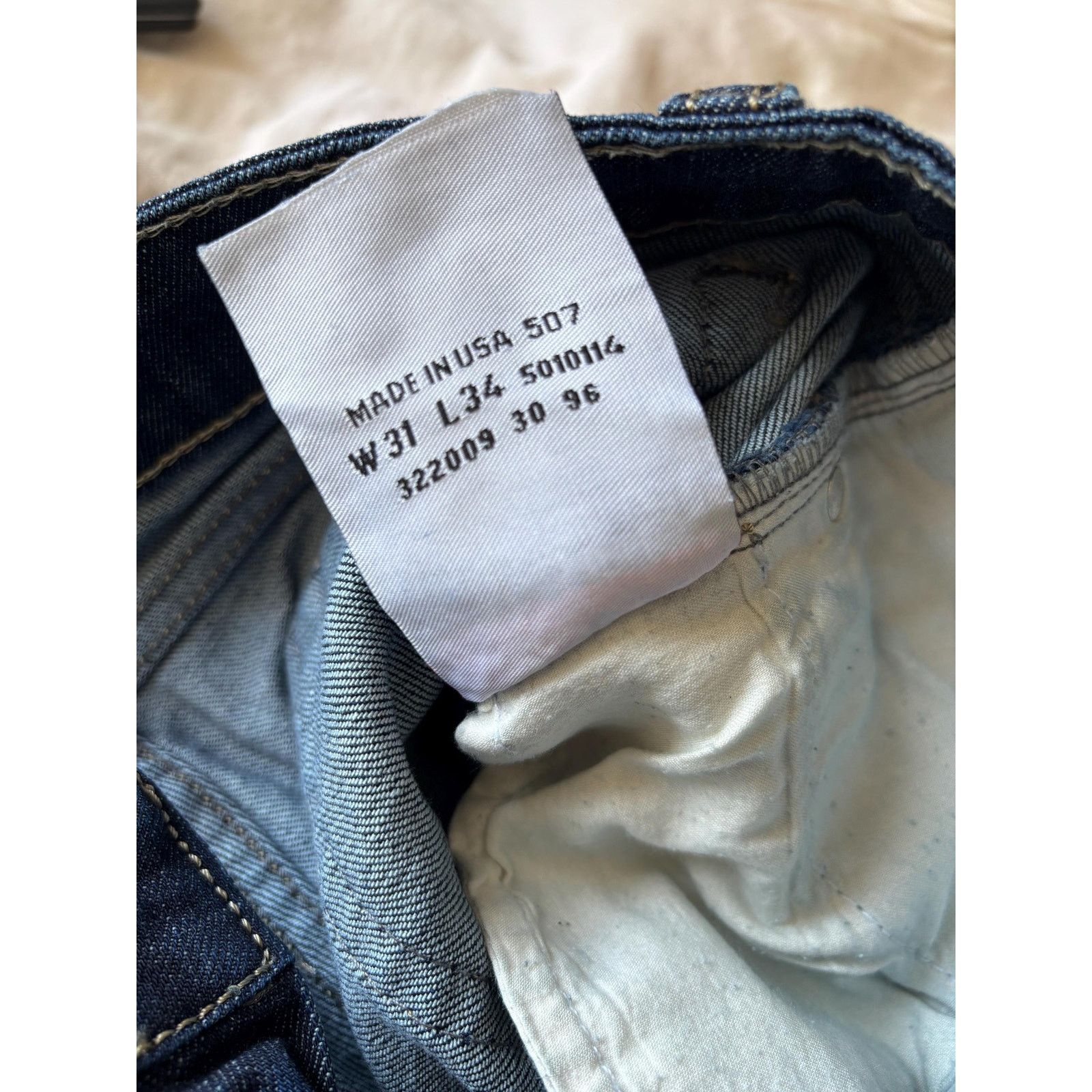 Levi's Levi’s 507 W31 USA 1996 Dark Wash Cut Off Denim Shorts Size US 31 - 9 Thumbnail