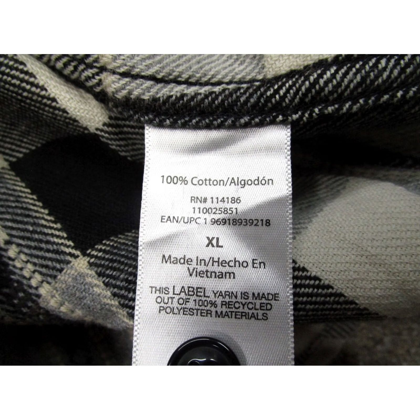 Frye Frye Shirt Men XL Black Plaid Flannel Long Sleeve Button-Up Casual Workwear Vintage: No Women? Size US XL / EU 56 / 4 - 7 Thumbnail