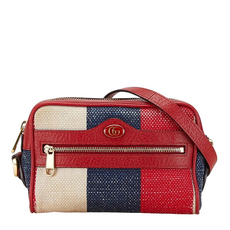 Gucci Gucci Gucci GG Jacquard Ophidia Shoulder Bag 517350 Canvas Crossbody Bag 517350 in Very Good Condition Size ONE SIZE - 1 Thumbnail
