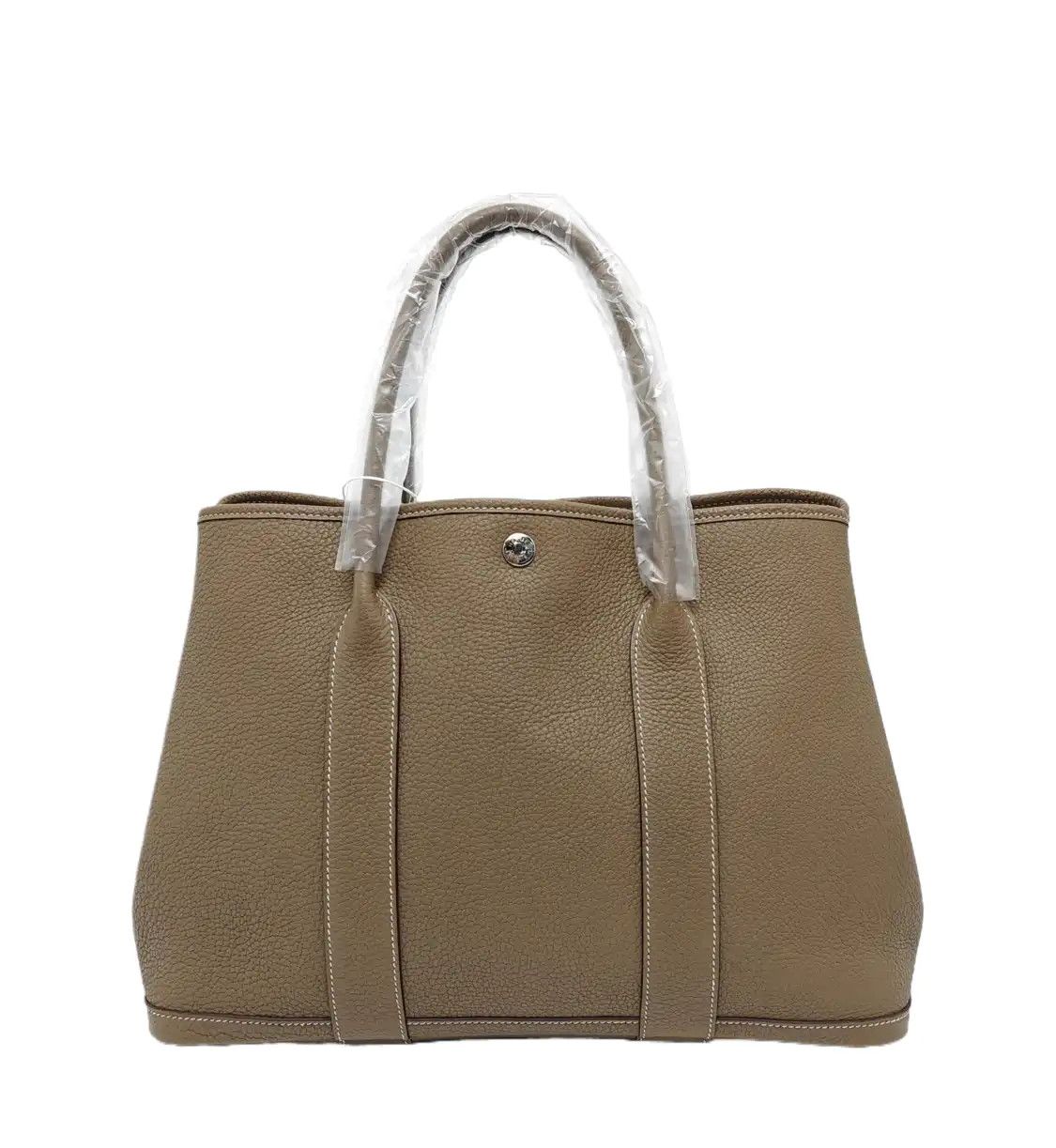 Hermes Hermes Garden Party 36 Etoupe Negondacowhide leather Garden Party handbag silver Size ONE SIZE - 1 Thumbnail
