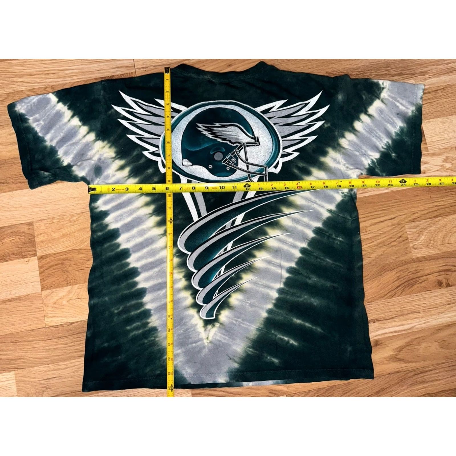NFL VINTAGE NFL Team Apparel Philadelphia Eagles Tye Dye T Shirt Adult S/M Green Y2K 2000s Size US S / EU 44-46 / 1 - 5 Thumbnail