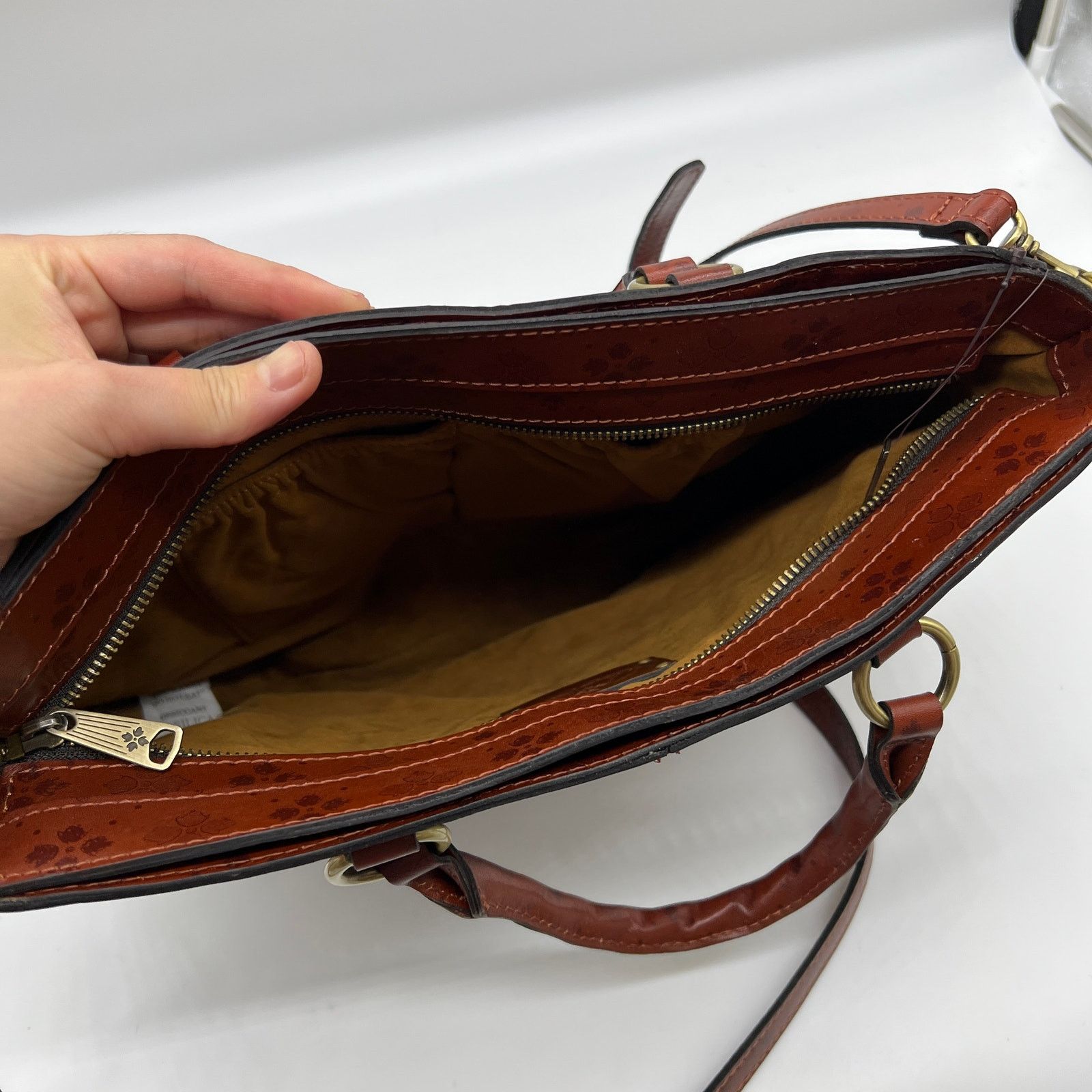Other Patricia Nash Leather Solene Satchel with Crossbody Stra Size ONE SIZE - 4 Thumbnail
