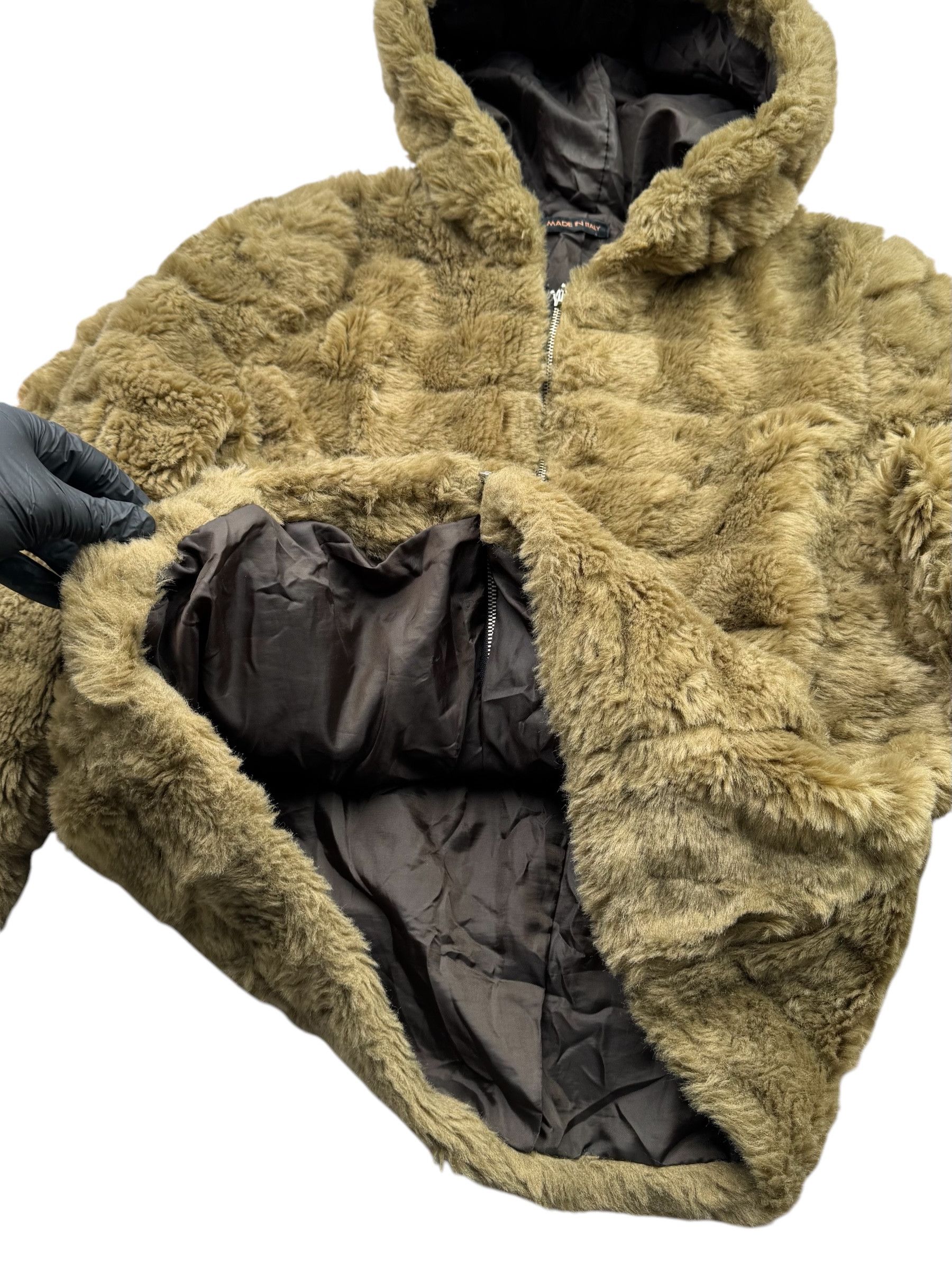 Vintage Y2K Faux Fur Jacket(V297) Size M / US 6-8 / IT 42-44 - 2 Thumbnail