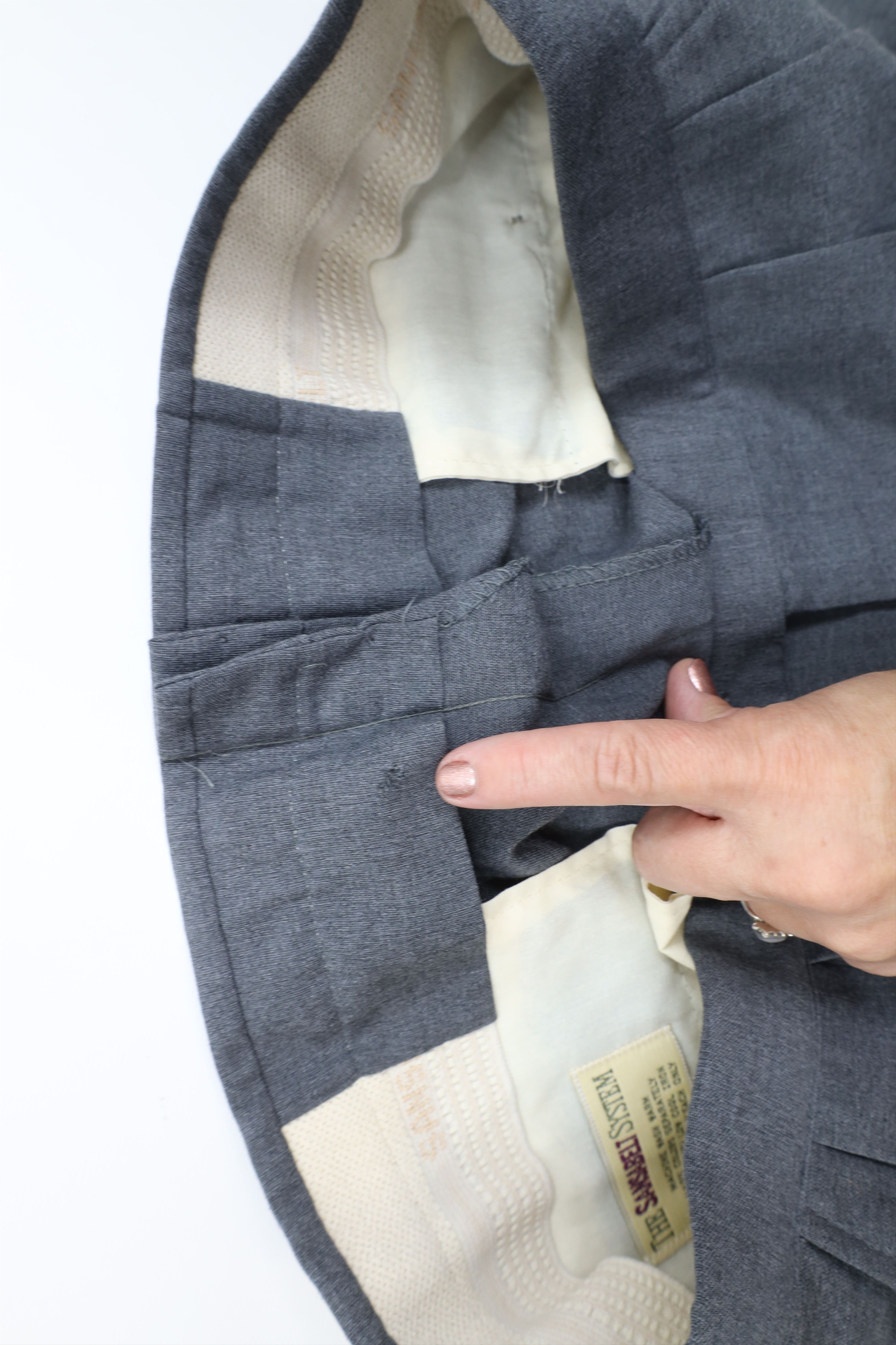Vintage Vintage 70s Streetwear Knit Wide Leg Chino Pants Gray USA Size US 34 / EU 50 - 8 Thumbnail