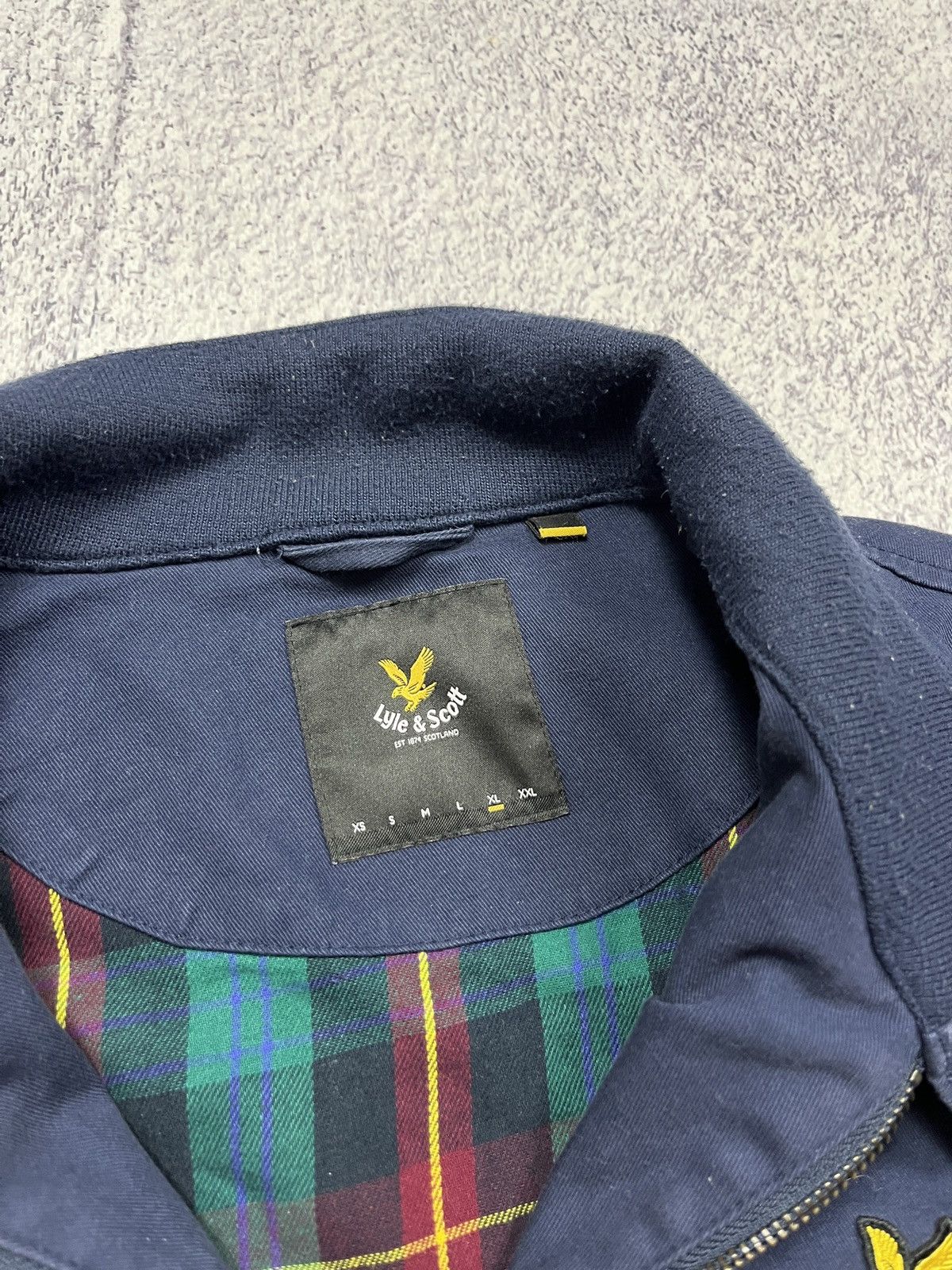 Lyle & Scott Lyle&Scott Plaid Lined Collared Bomber Jacket Old Money Size US XL / EU 56 / 4 - 15 Thumbnail