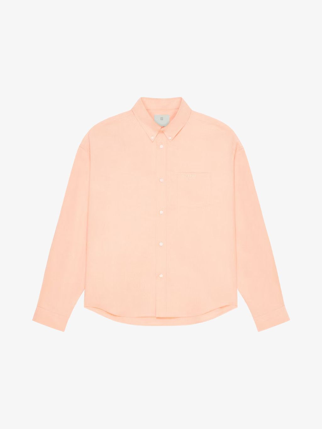Givenchy o1srvl11e0125 Shirt In Cotton With Pocket in Powder Size US M / EU 48-50 / 2 - 1 Thumbnail