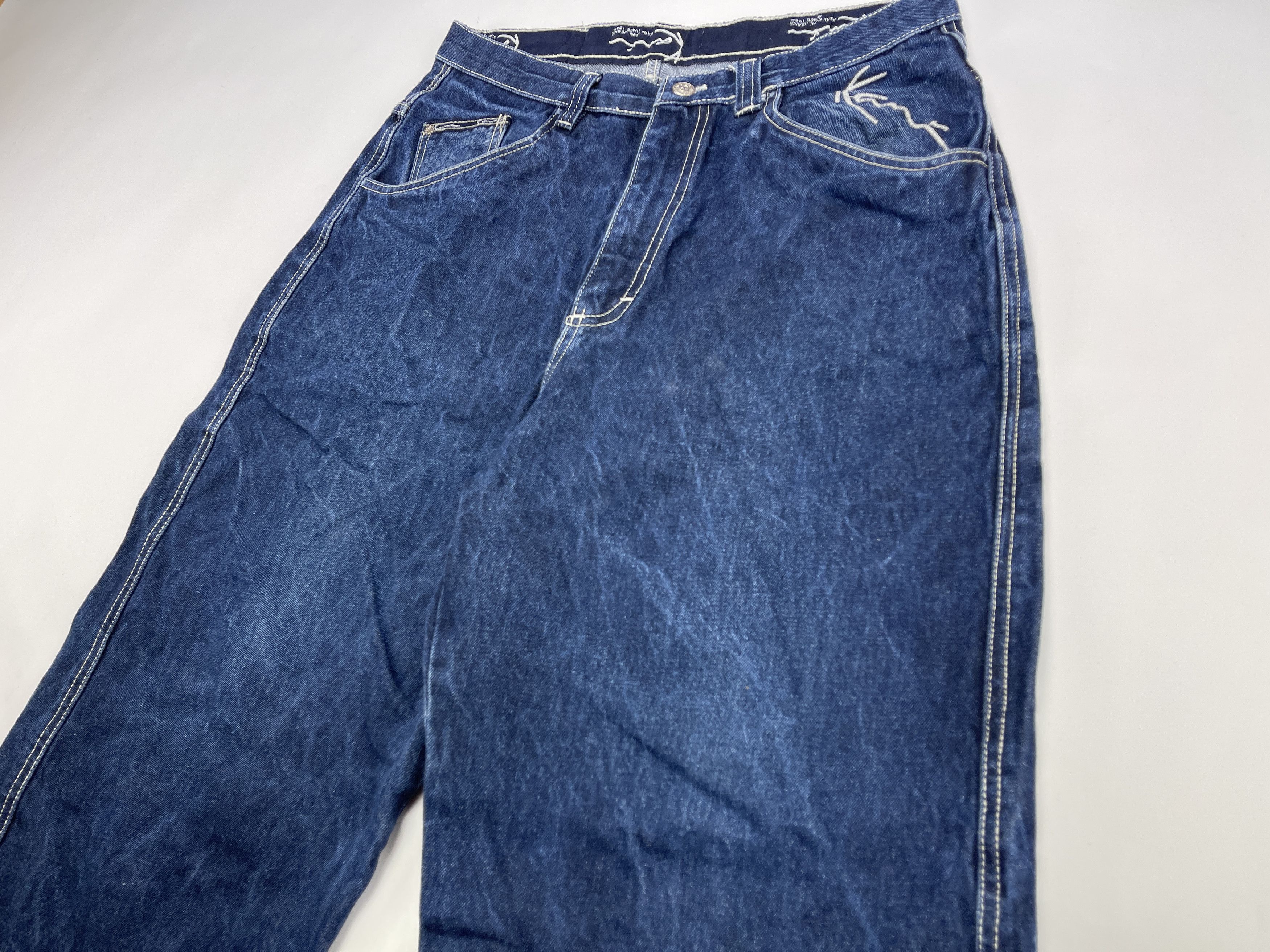 Karl Kani KARL KANI jeans, baggy, vintage Kani jeans, 90s hip hop W 34 Size US 34 / EU 50 - 10 Thumbnail