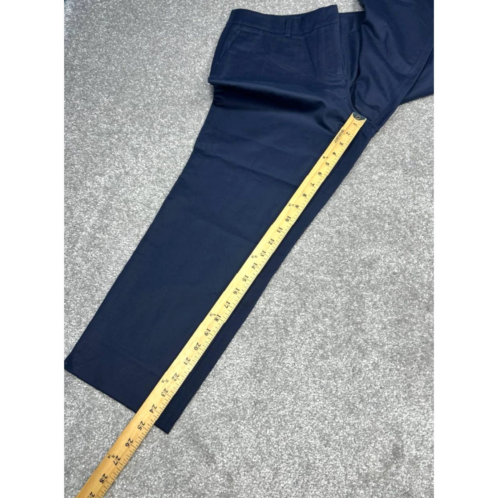 Boden Boden Dress Pants Womens 10 Petite Blue Stretch High Rise Straight Leg New Dress Pants Womens Petite 10 Blue Stretch Boden Size 32" / US 10 / IT 46 - 3 Thumbnail