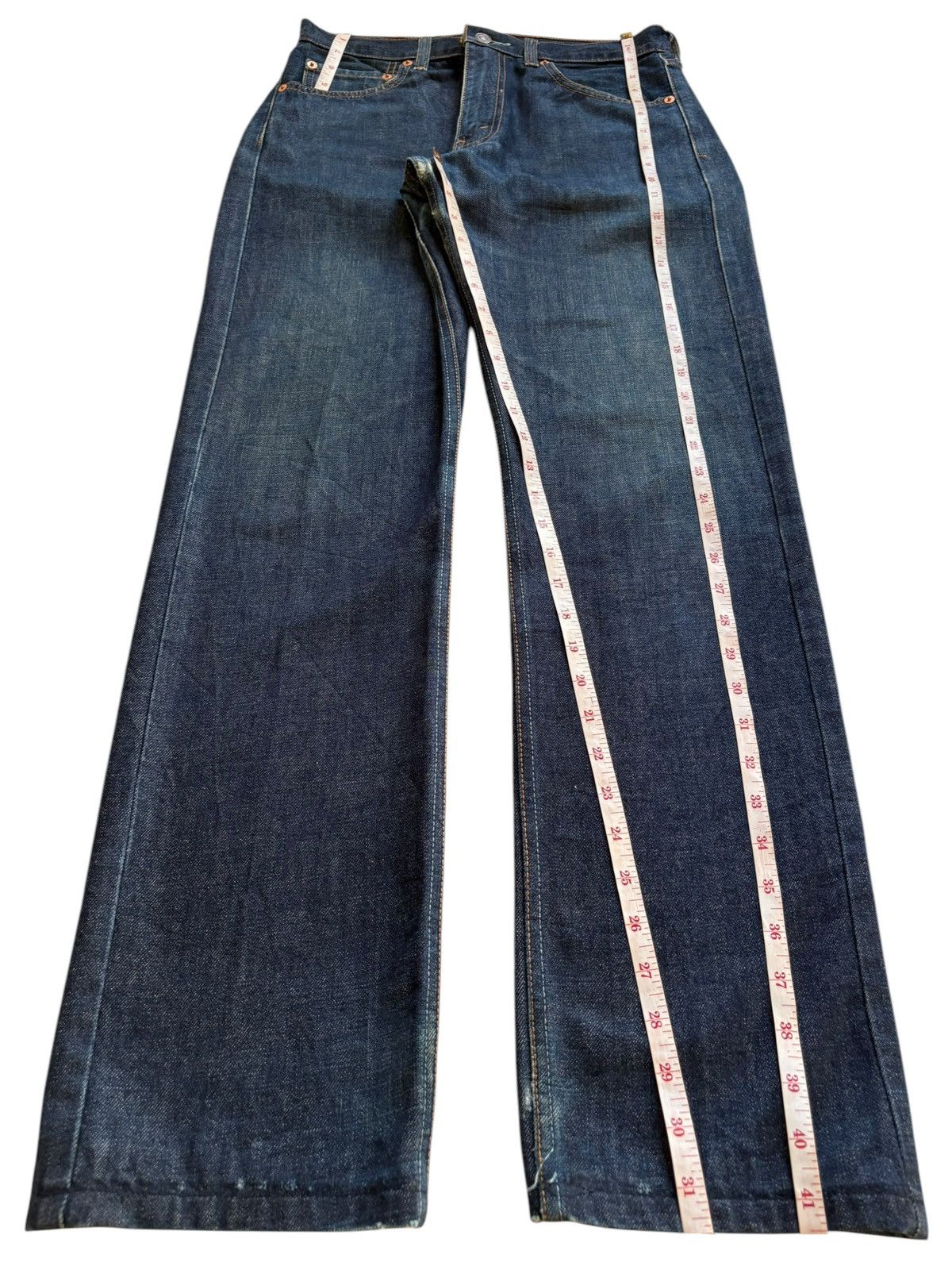 Levi's Vintage 90s Levis 505 Blue Wash Distressed Jeans Size US 29 - 13 Thumbnail